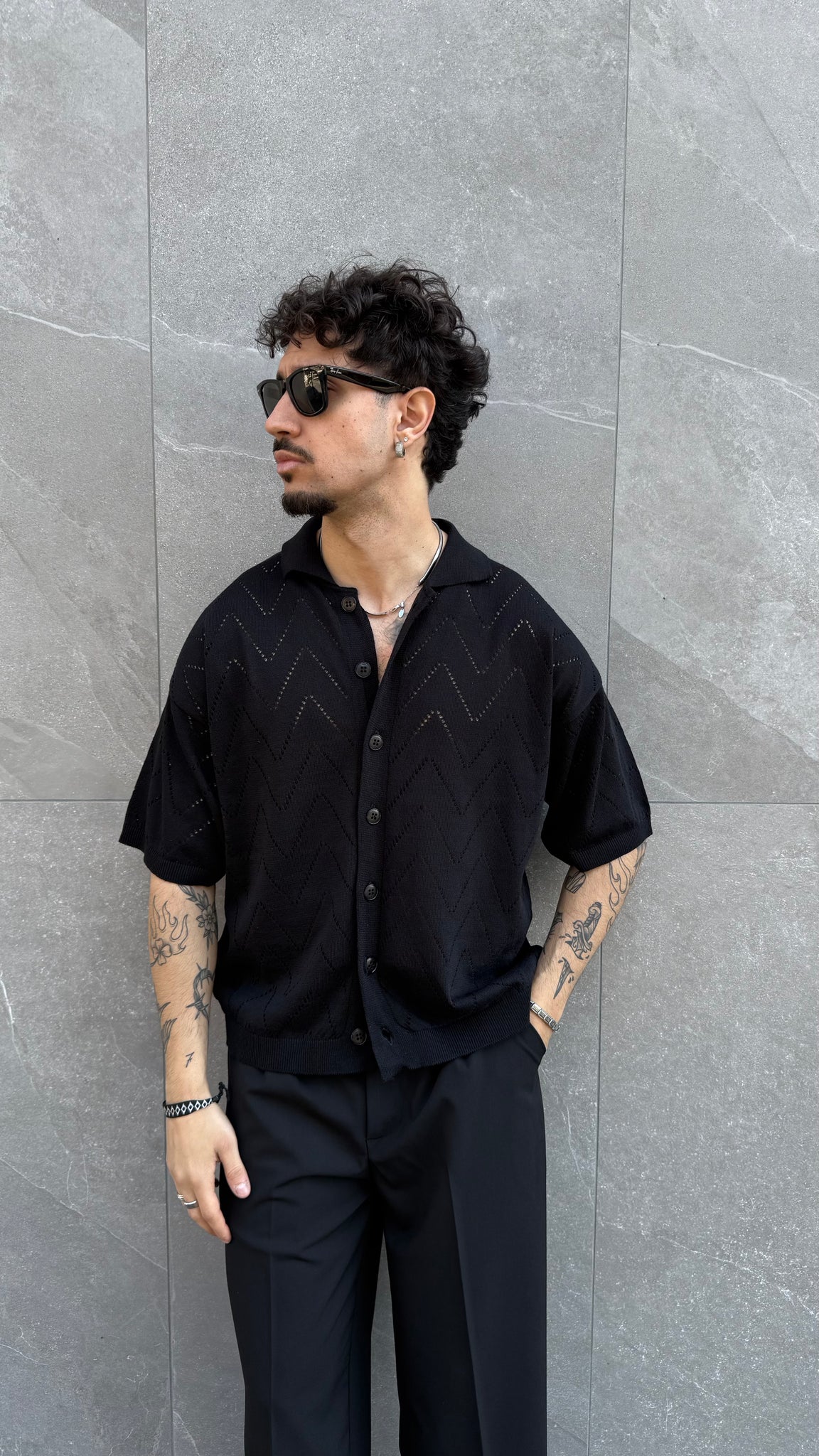 camicia in filo ALOHA