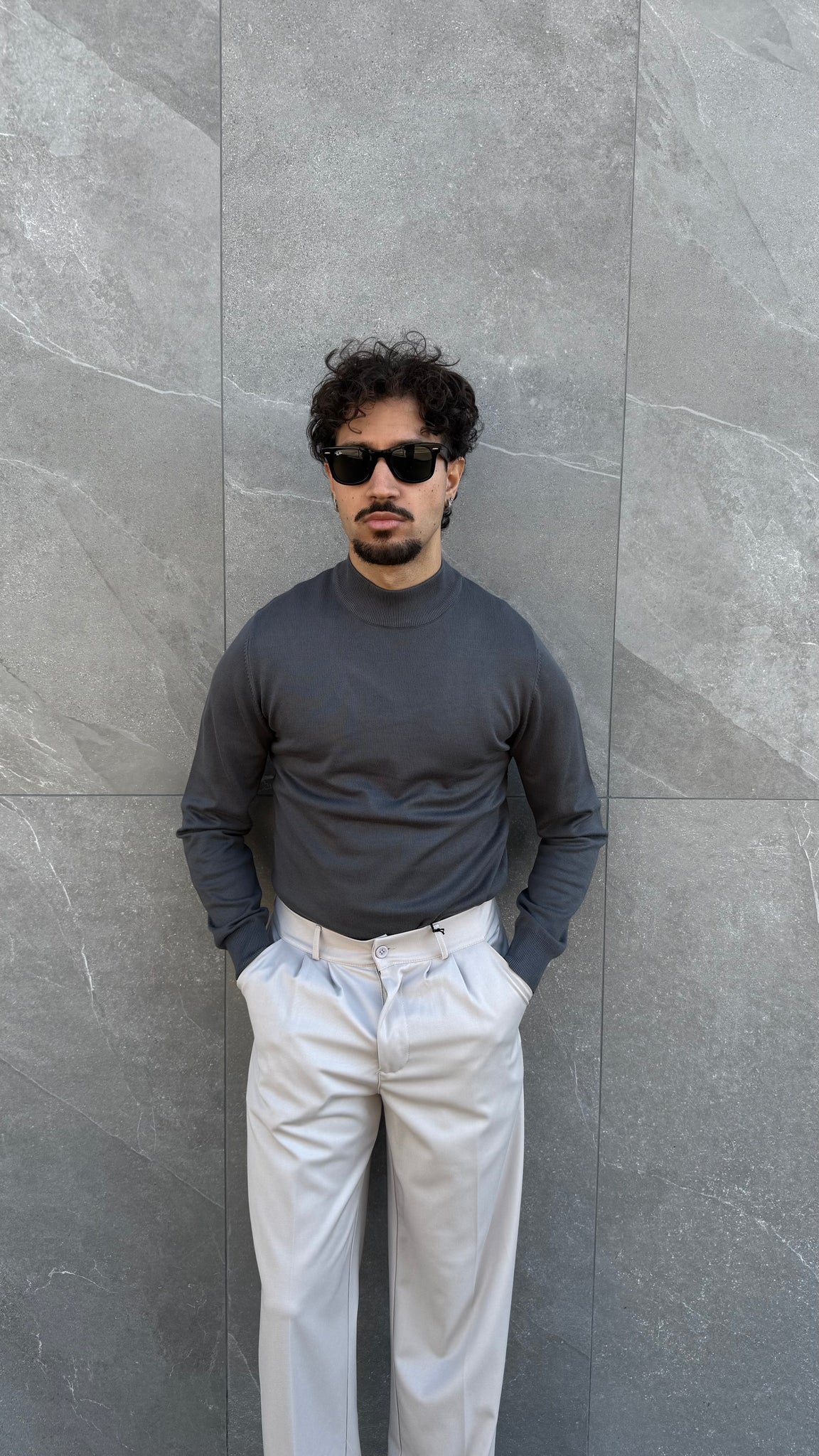 Mezzo collo slim fit