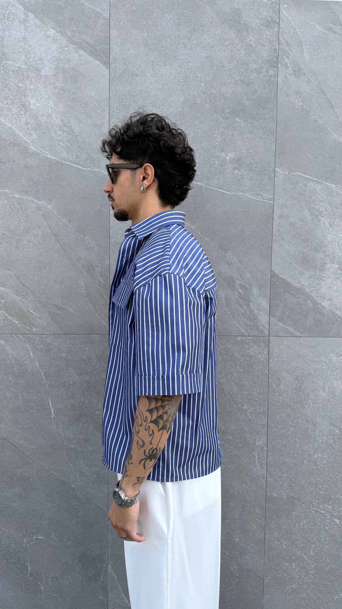 Cam crop m1 blu navy
