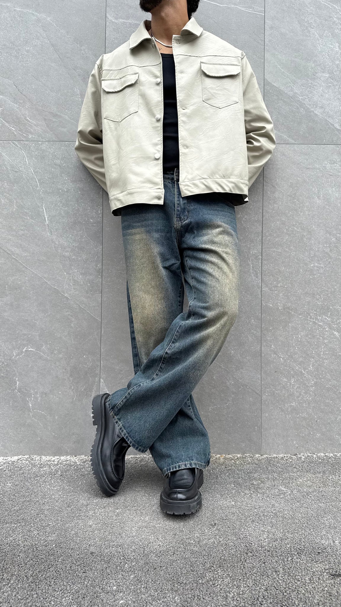 Baggy sabbiato 2889
