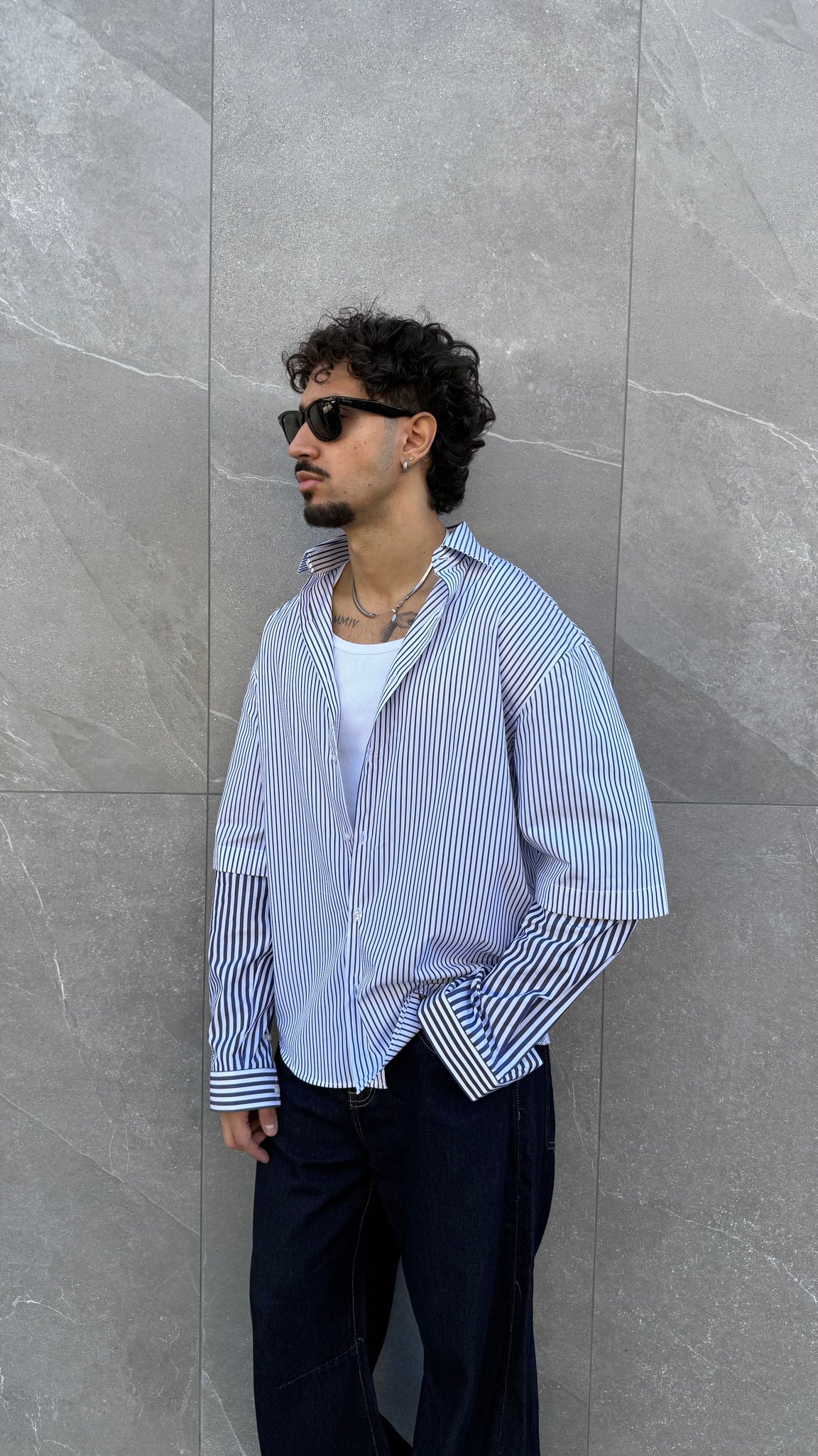 Camicia double sleeve