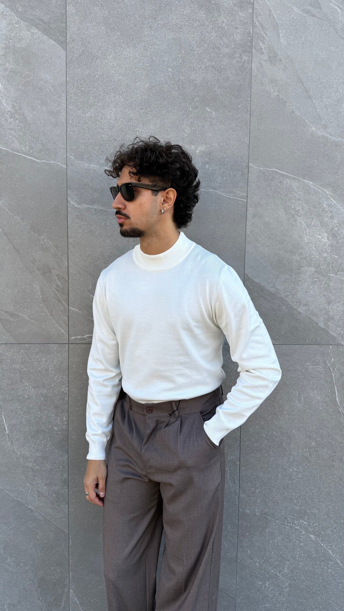Mezzo collo slim fit