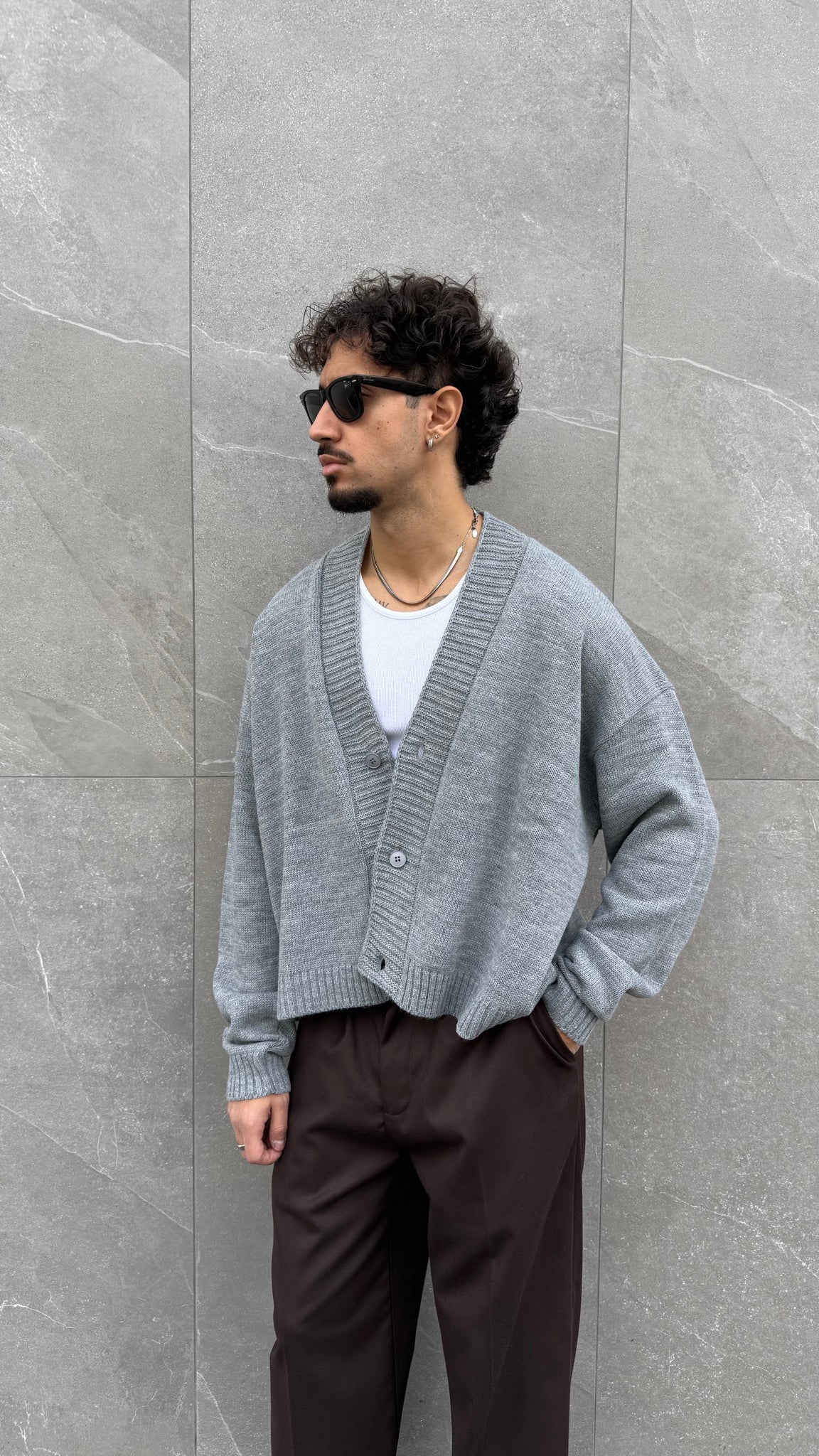 Cardigan boxy kareem