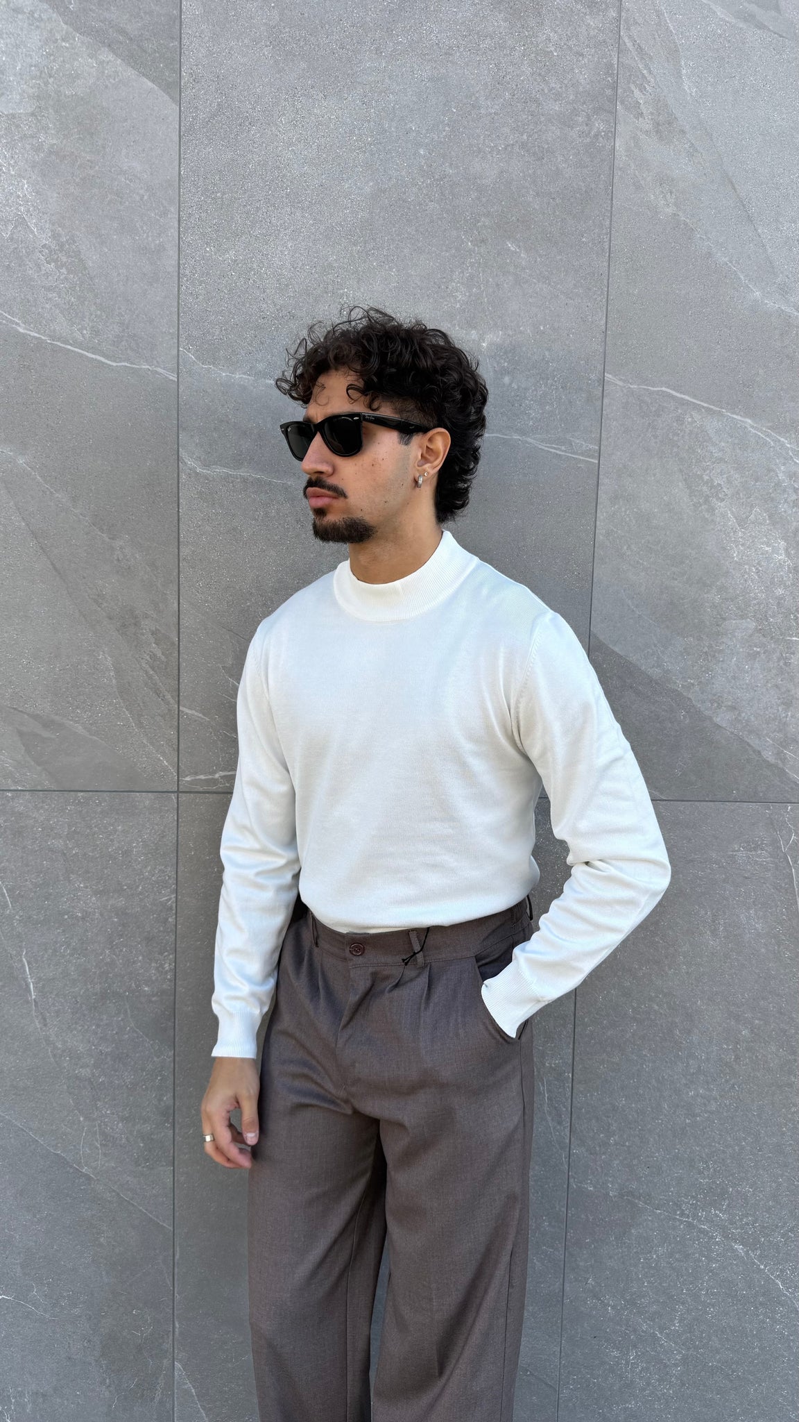 Mezzo collo slim fit