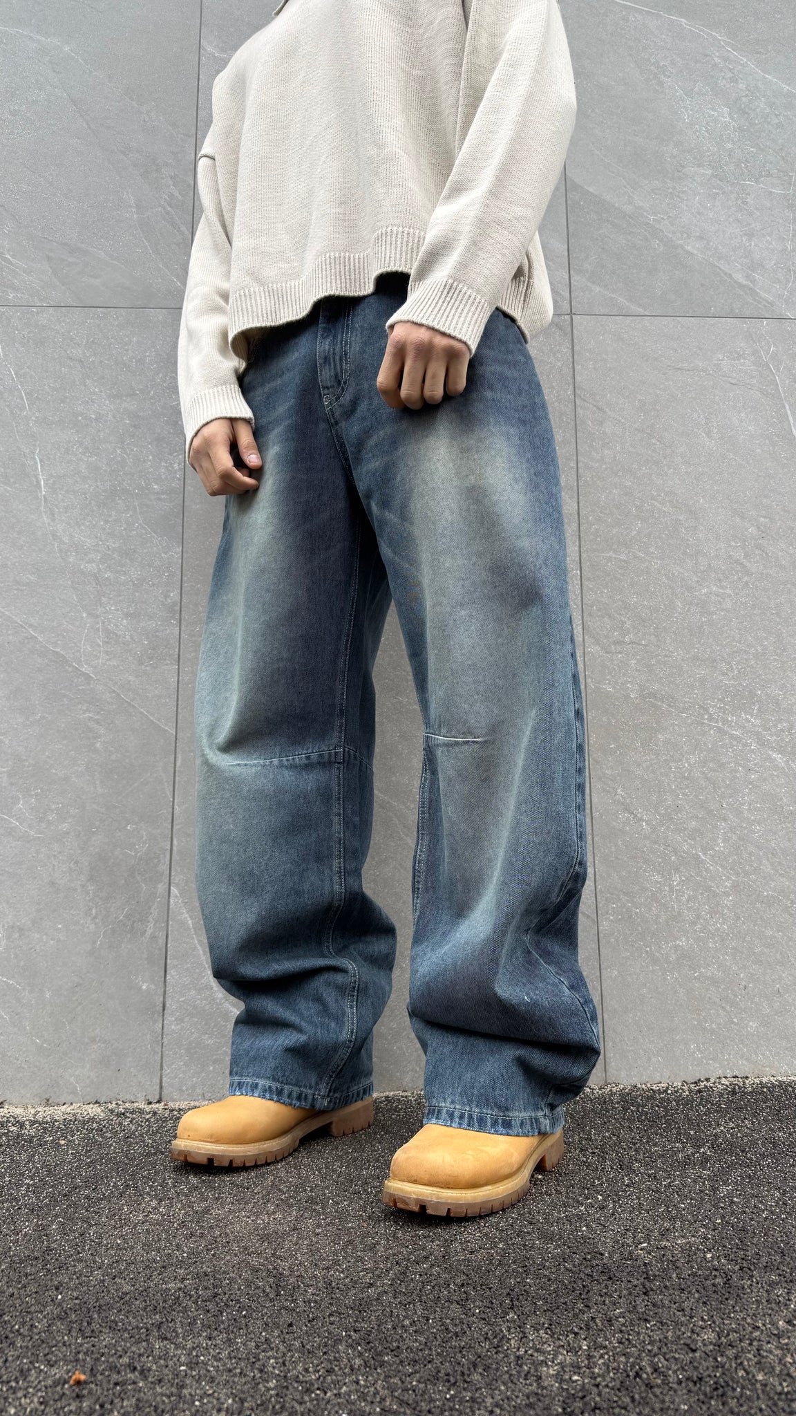 Baggy balloon sabbiato