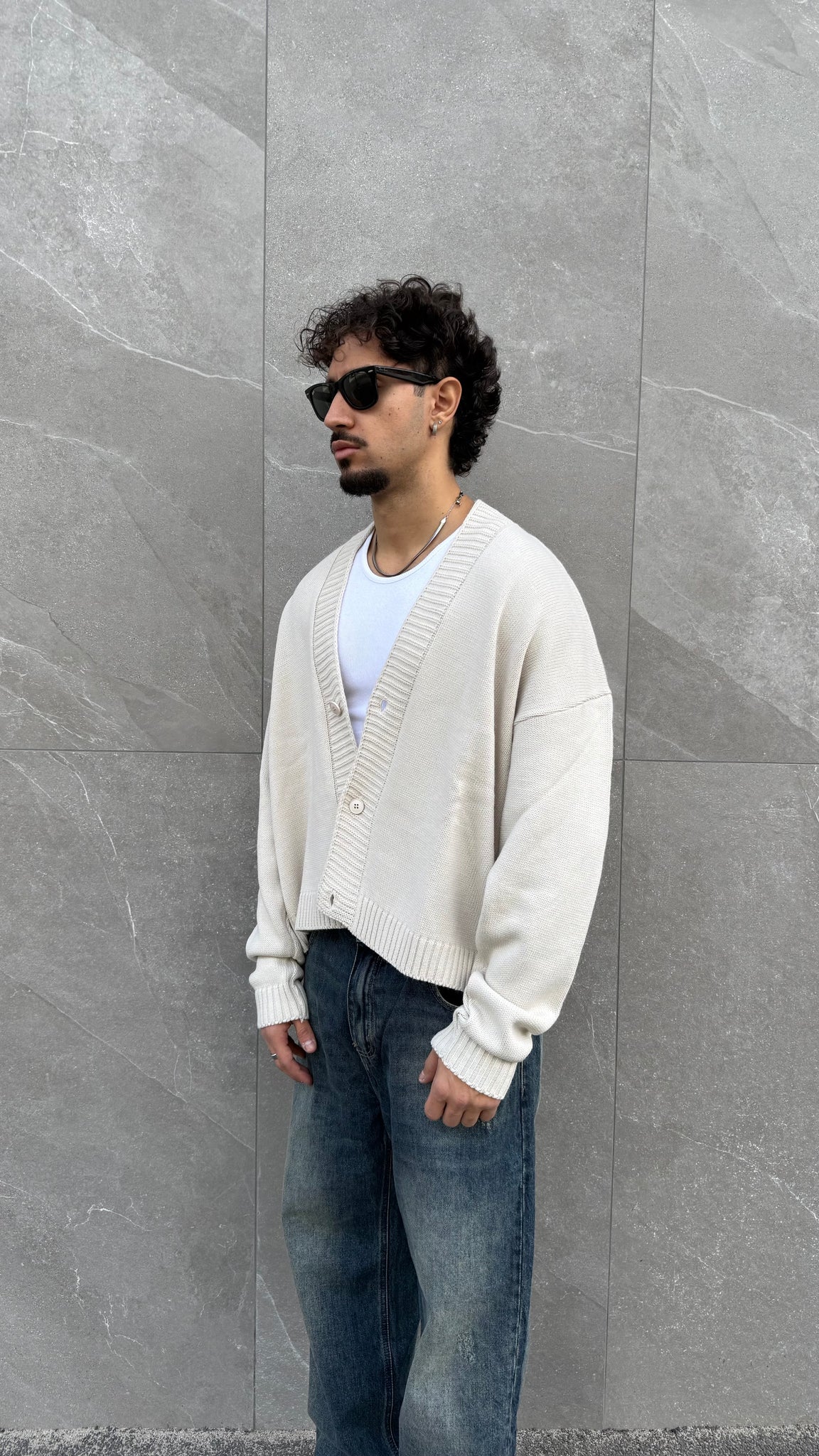 Cardigan boxy kareem