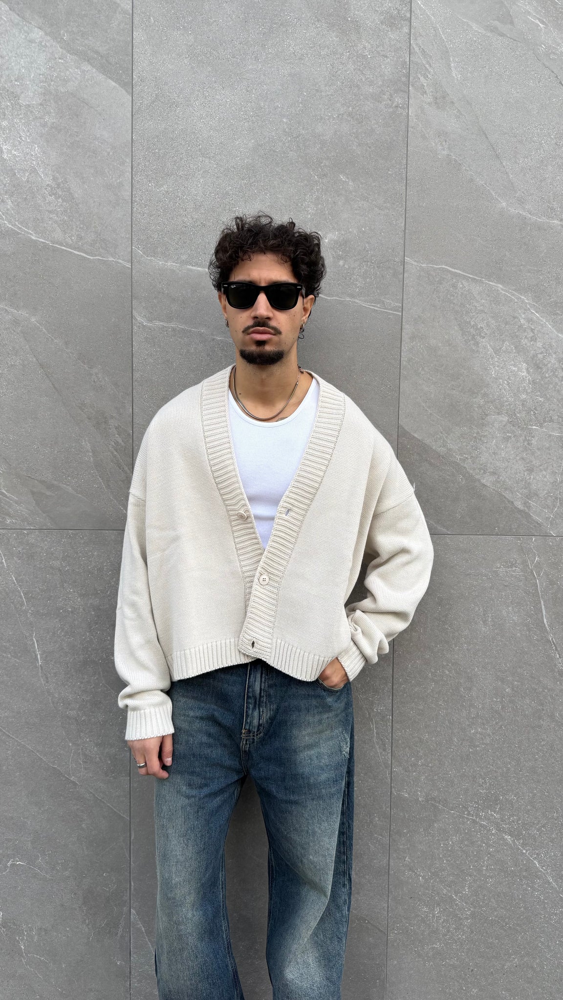 Cardigan boxy kareem