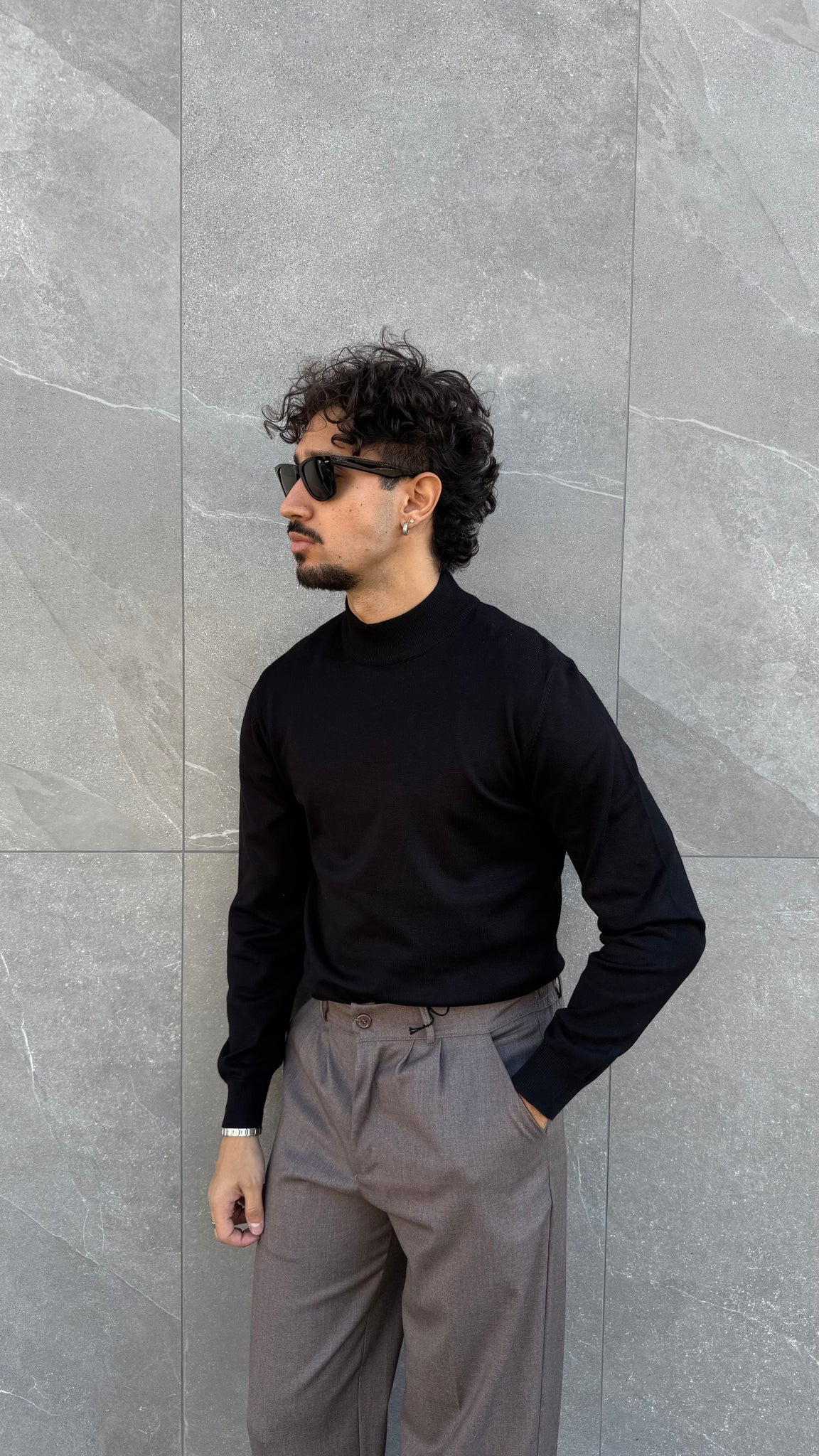 Mezzo collo slim fit