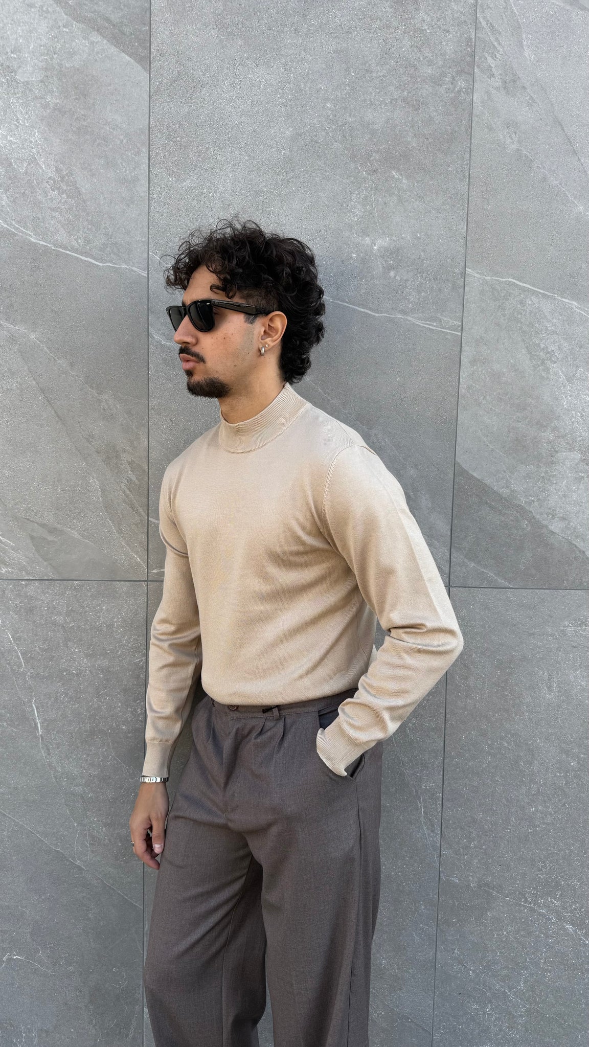Mezzo collo slim fit