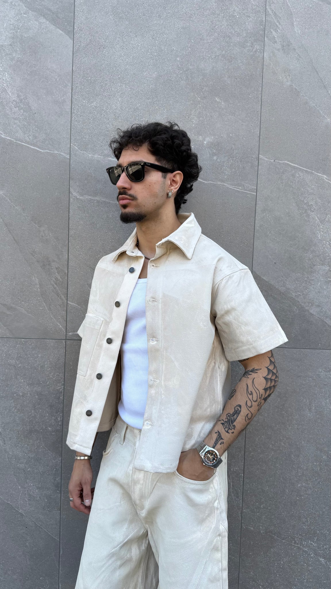Camicia spalmata luxury