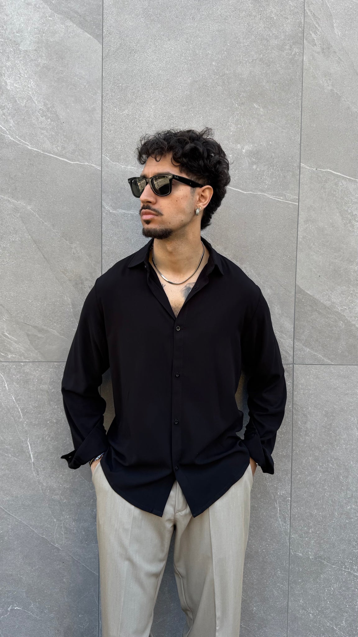 Camicia in viscosa
