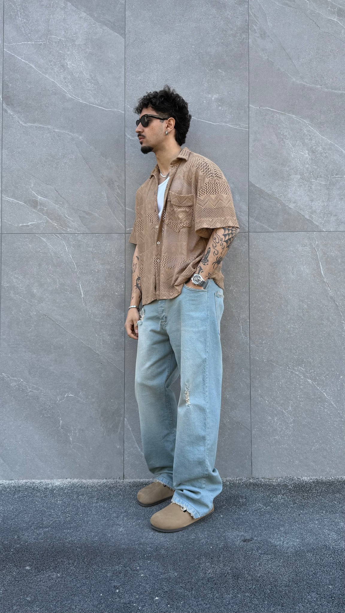 Denim clear soiled