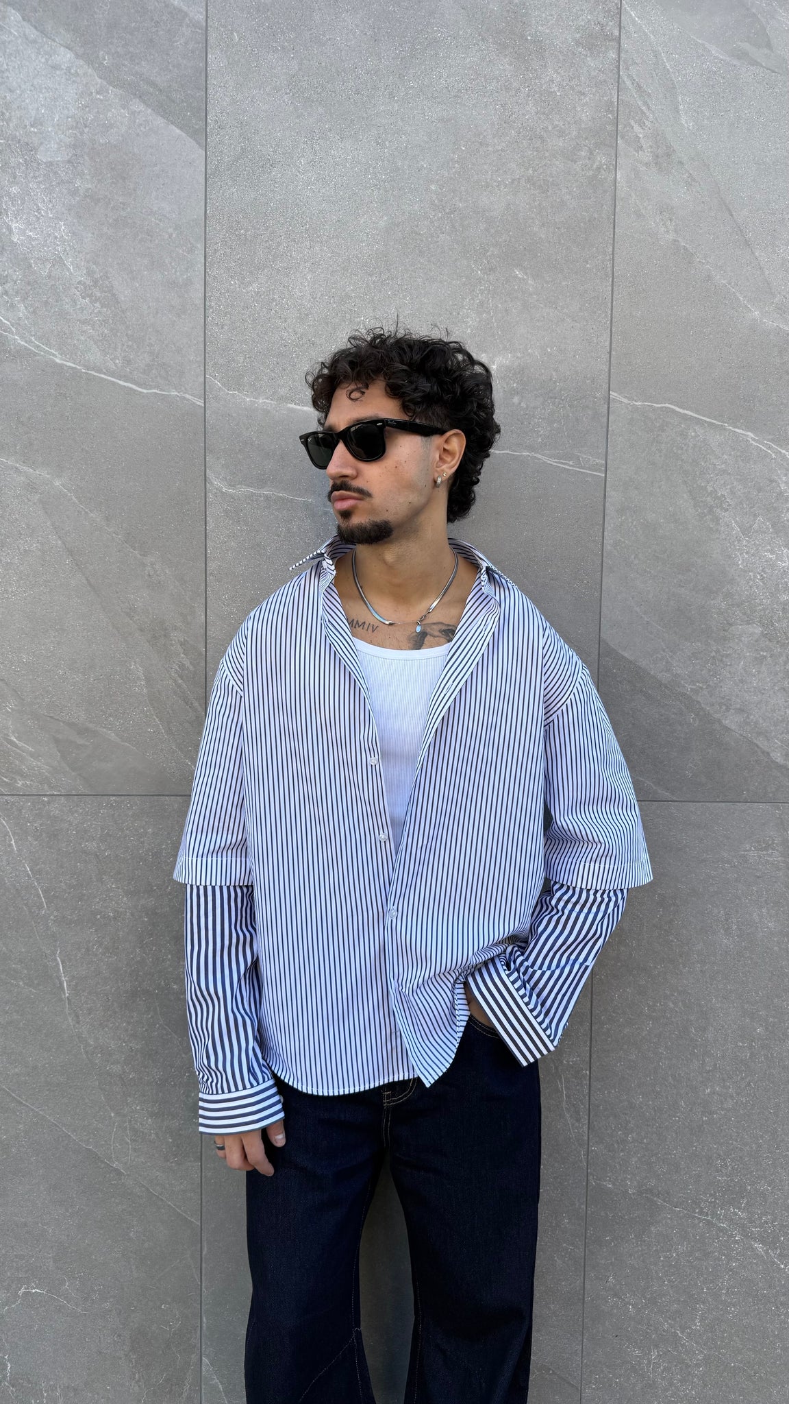 Camicia double sleeve