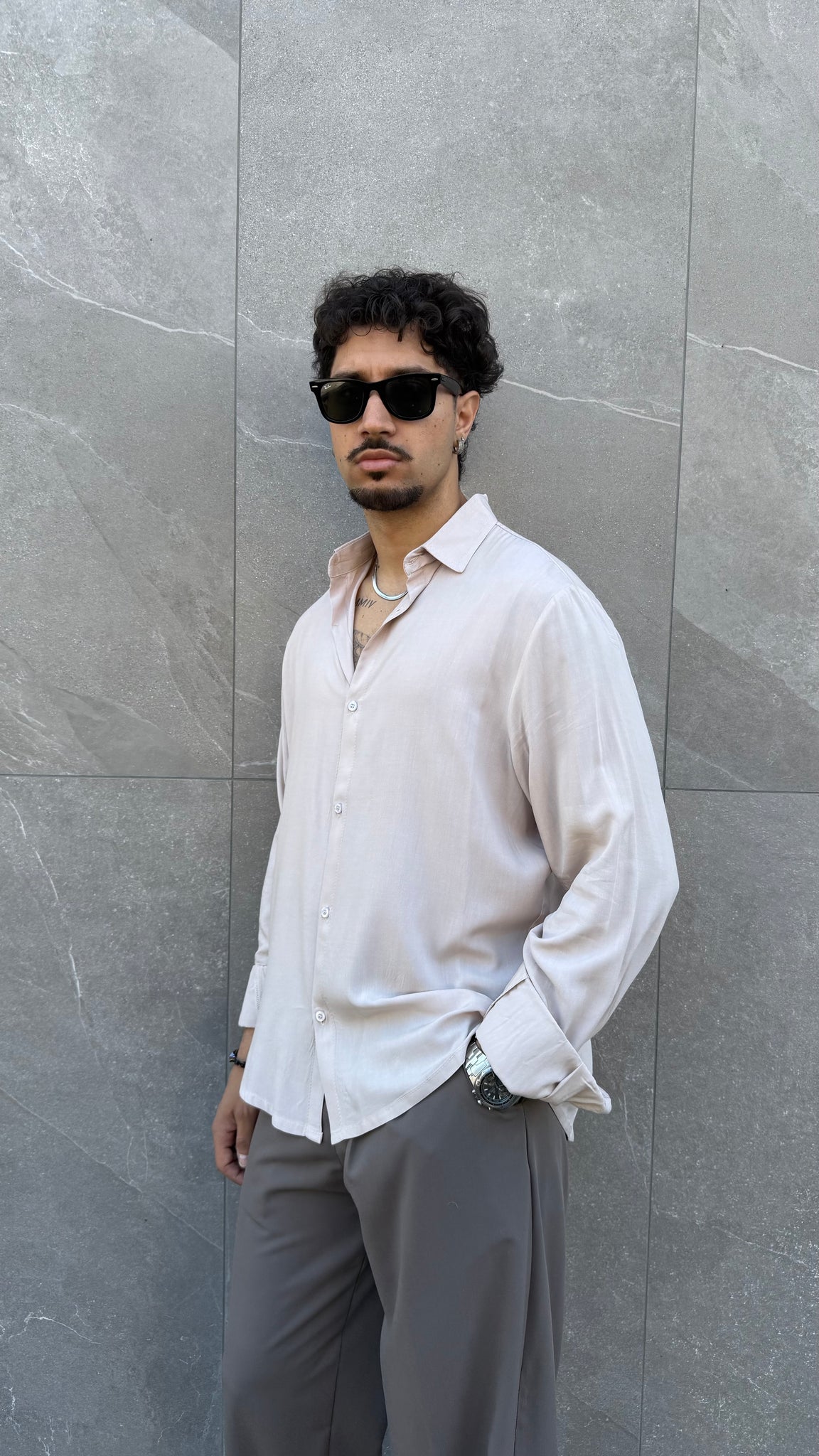 Camicia in viscosa