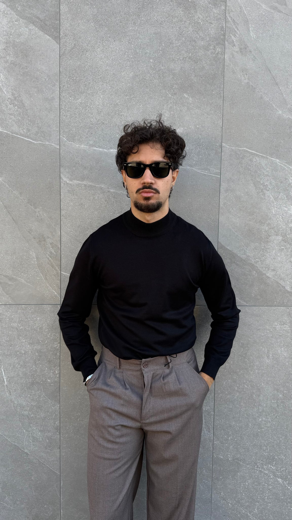 Mezzo collo slim fit