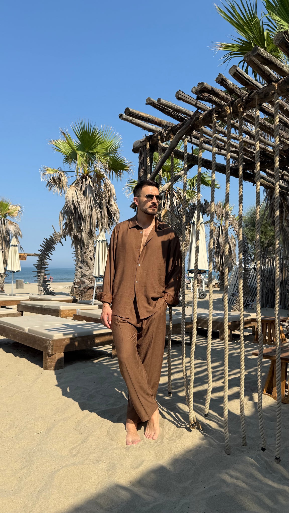 Pant Formentera in Lino