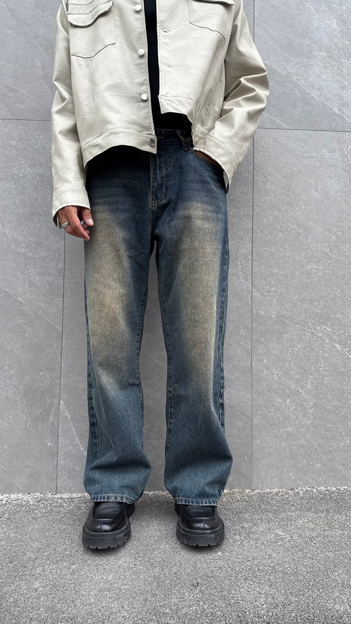 Baggy sabbiato 2889