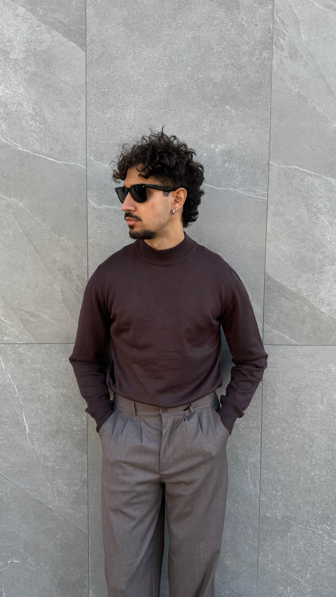 Mezzo collo slim fit