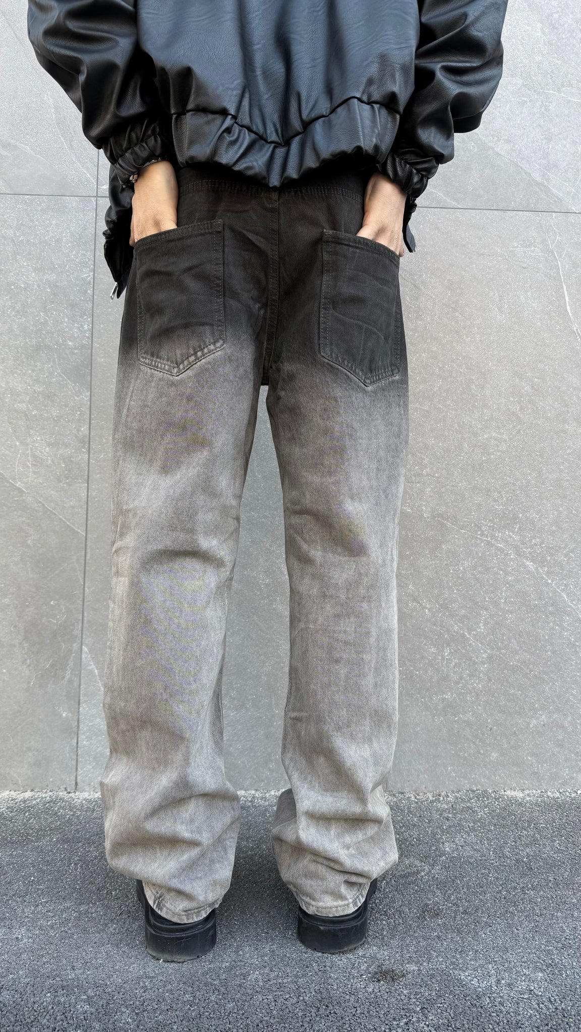 Jeans degrade brown 8041