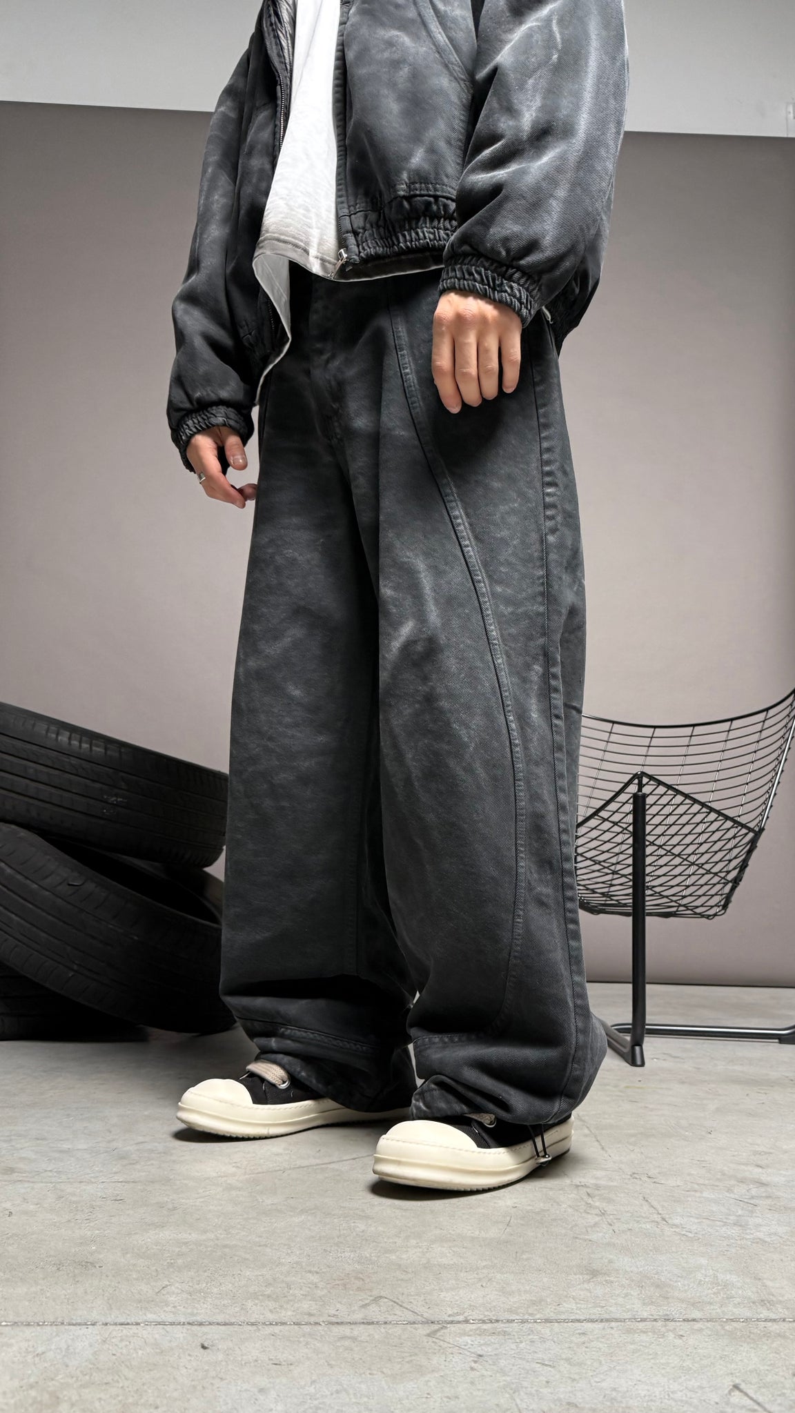 Chicago jeans sprayed