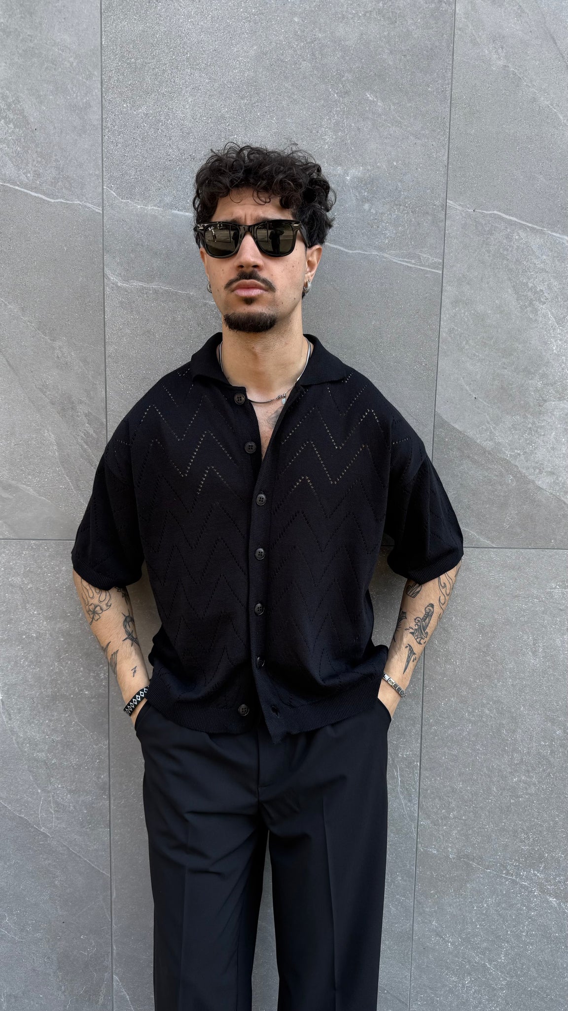 camicia in filo ALOHA
