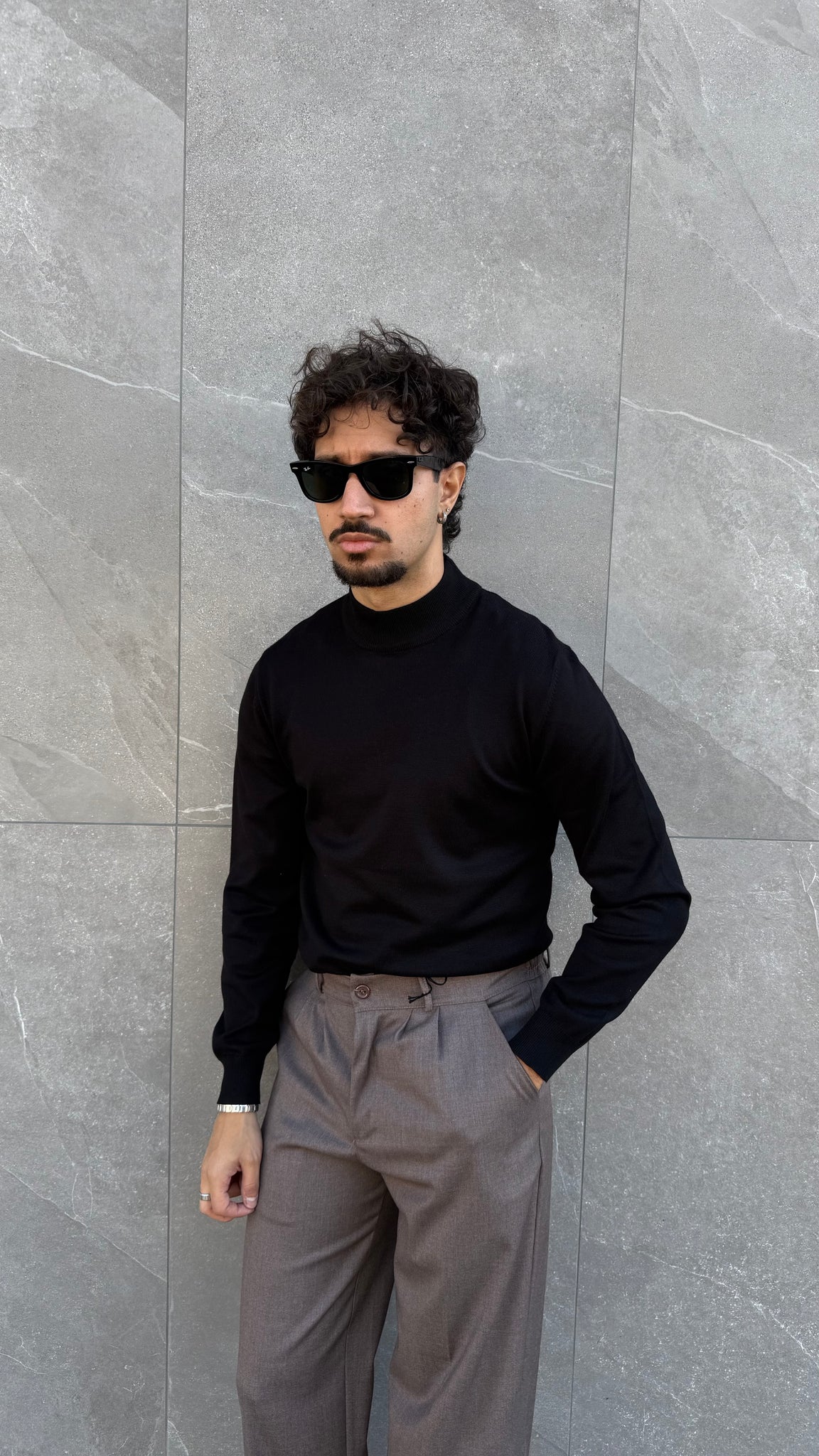 Mezzo collo slim fit