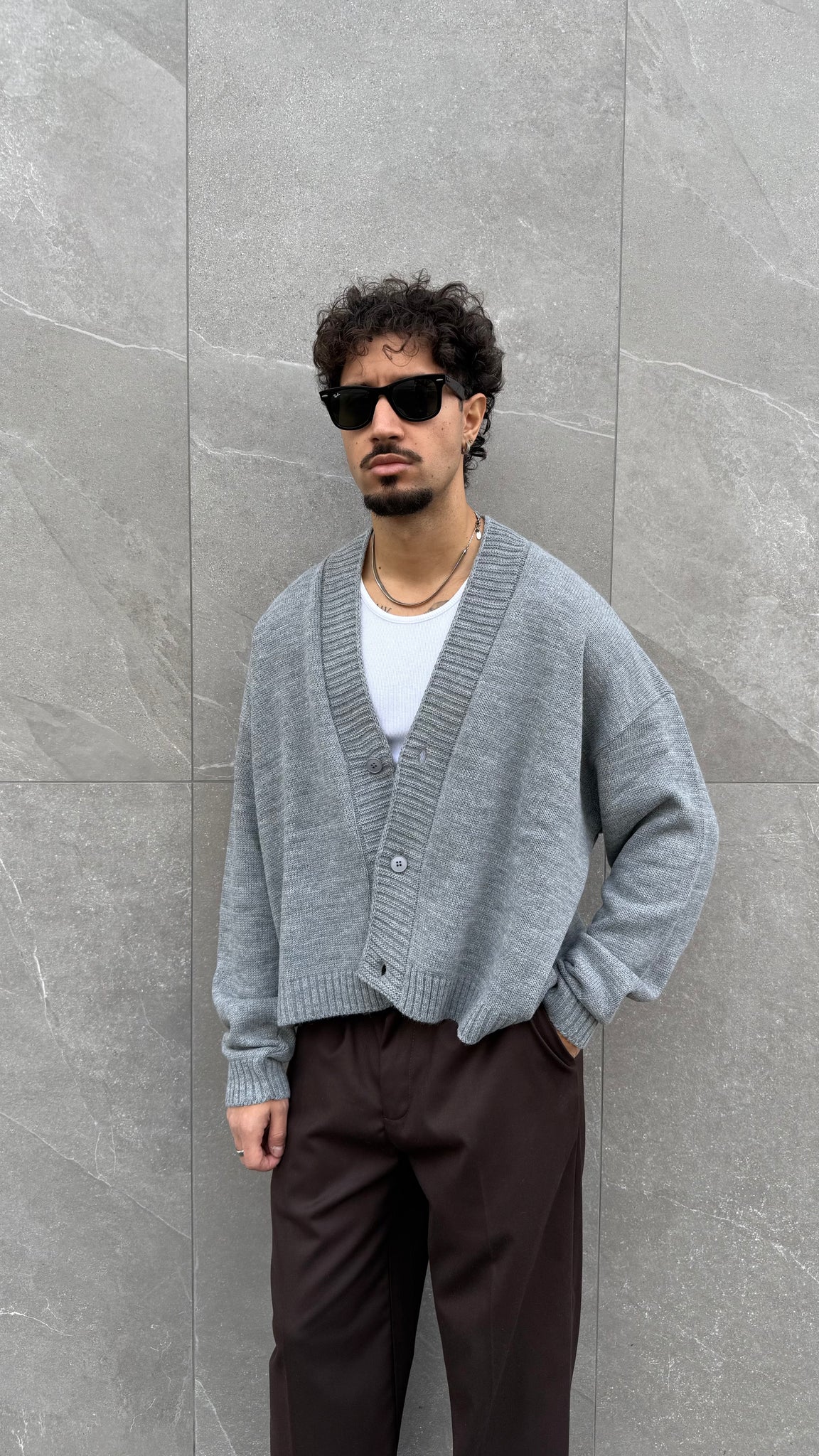 Cardigan boxy kareem