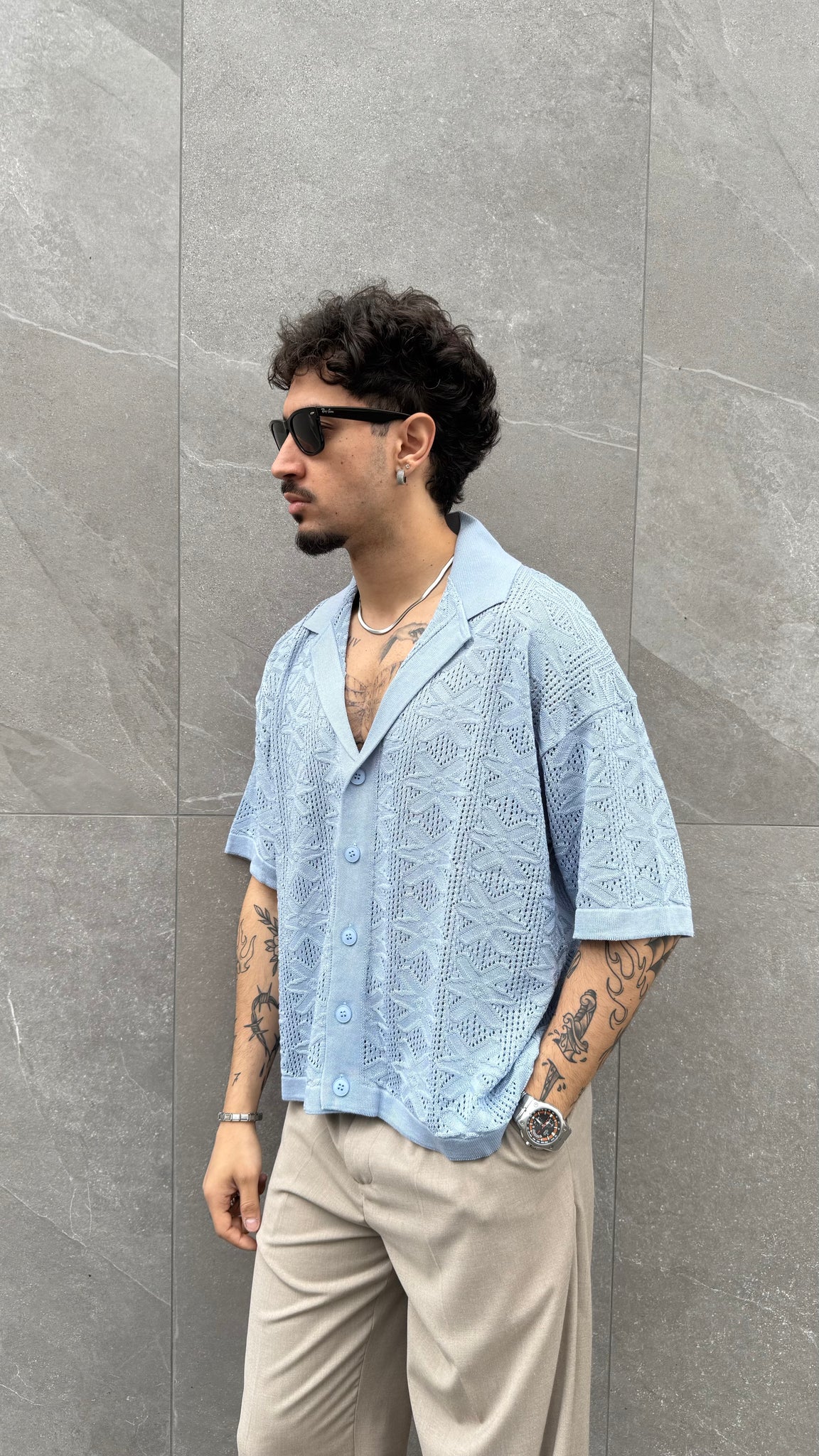 Camicia in filo Caraibi