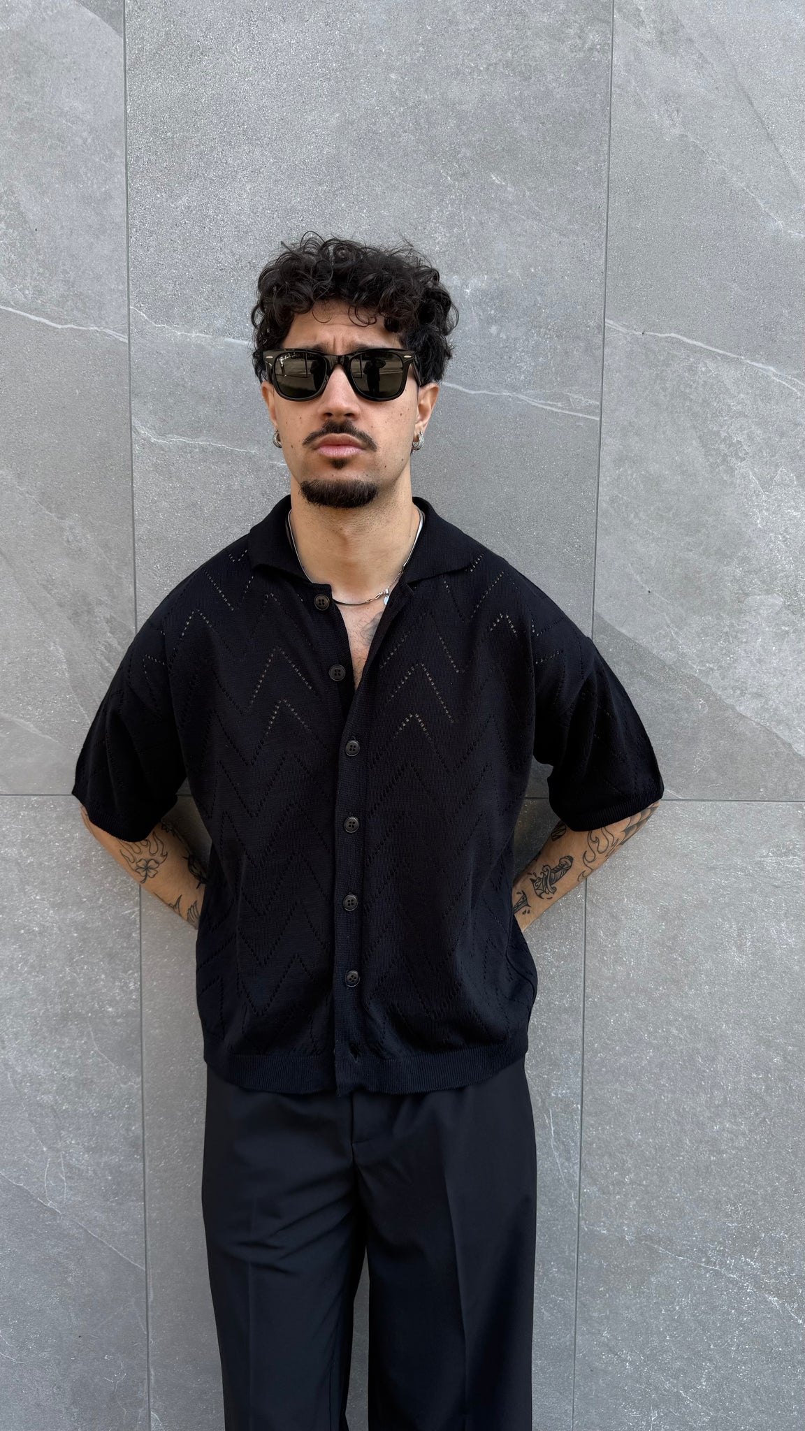 camicia in filo ALOHA