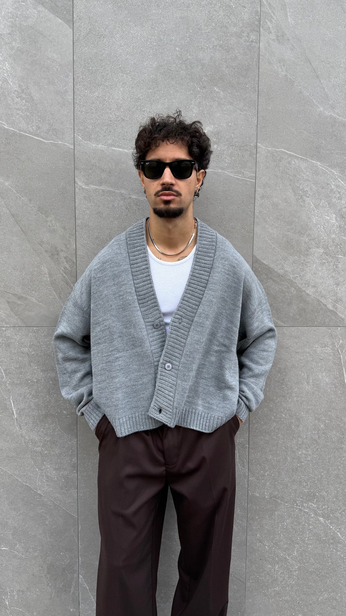 Cardigan boxy kareem