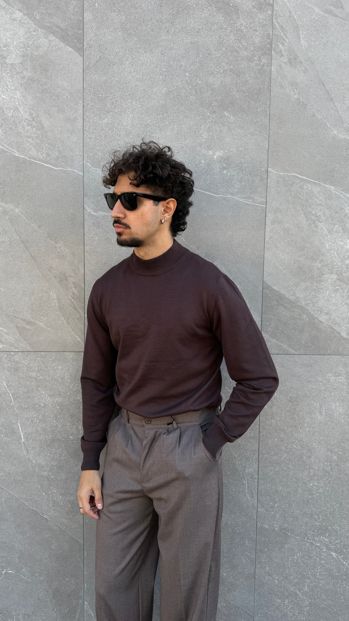 Mezzo collo slim fit