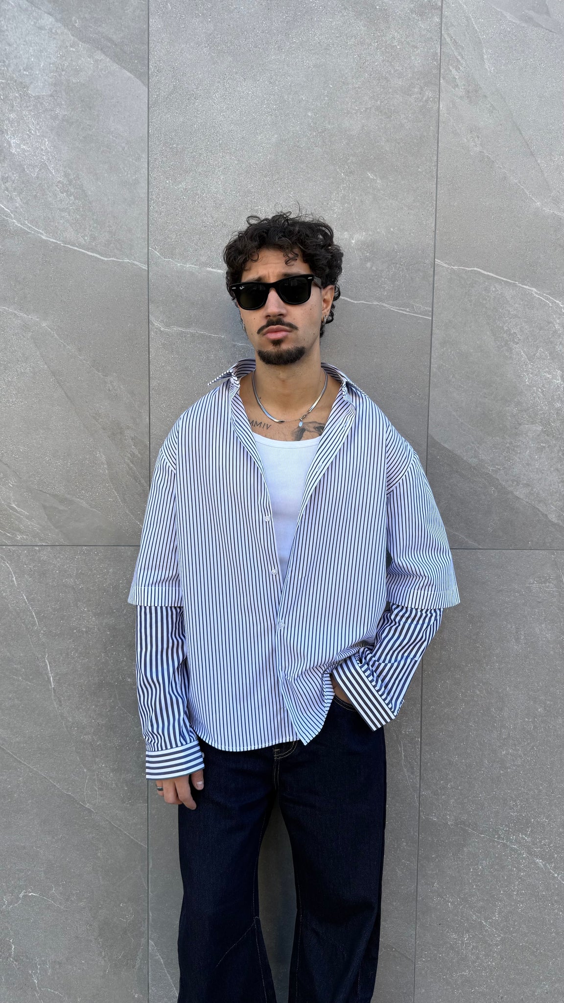 Camicia double sleeve