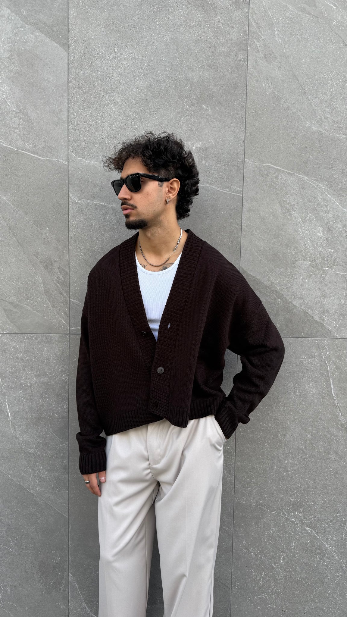 Cardigan boxy kareem