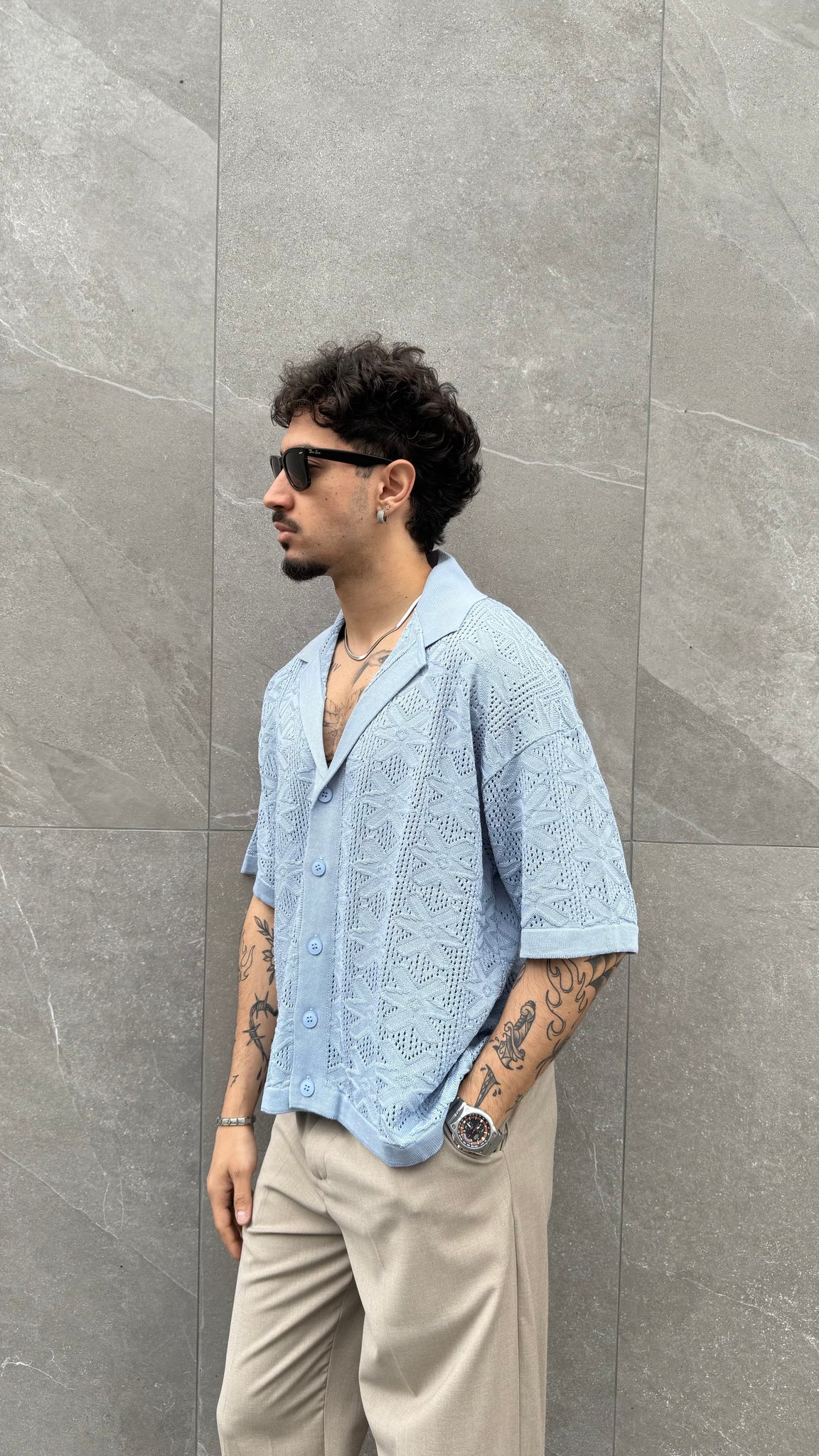Camicia in filo Caraibi