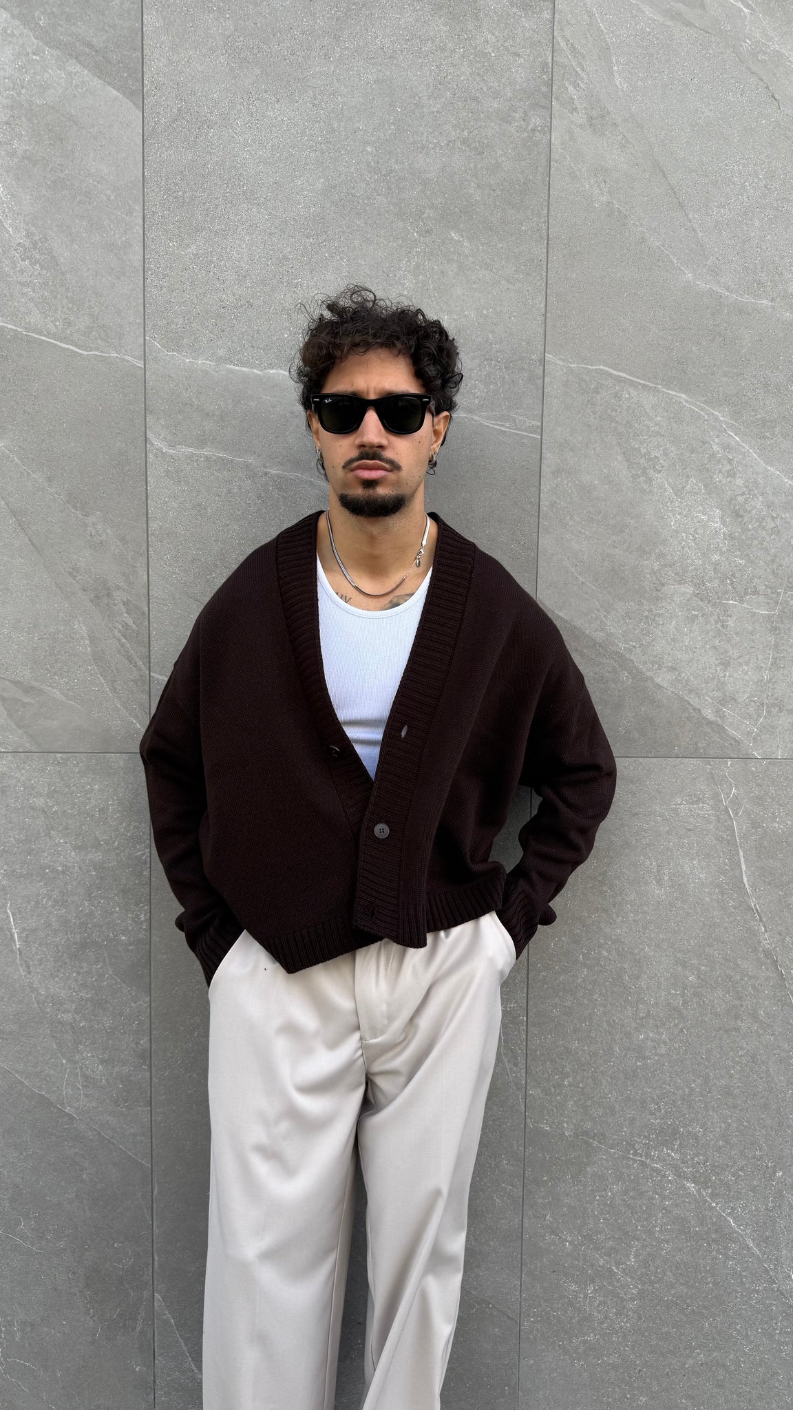 Cardigan boxy kareem