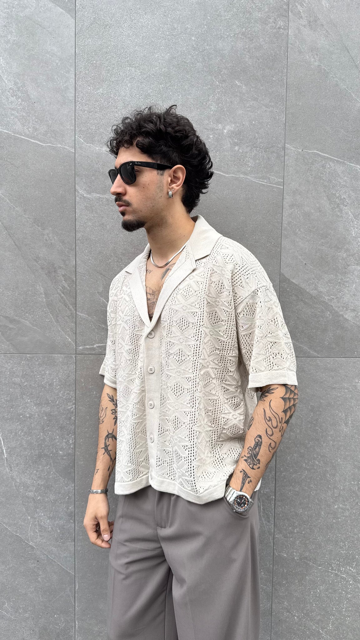 Camicia in filo Caraibi
