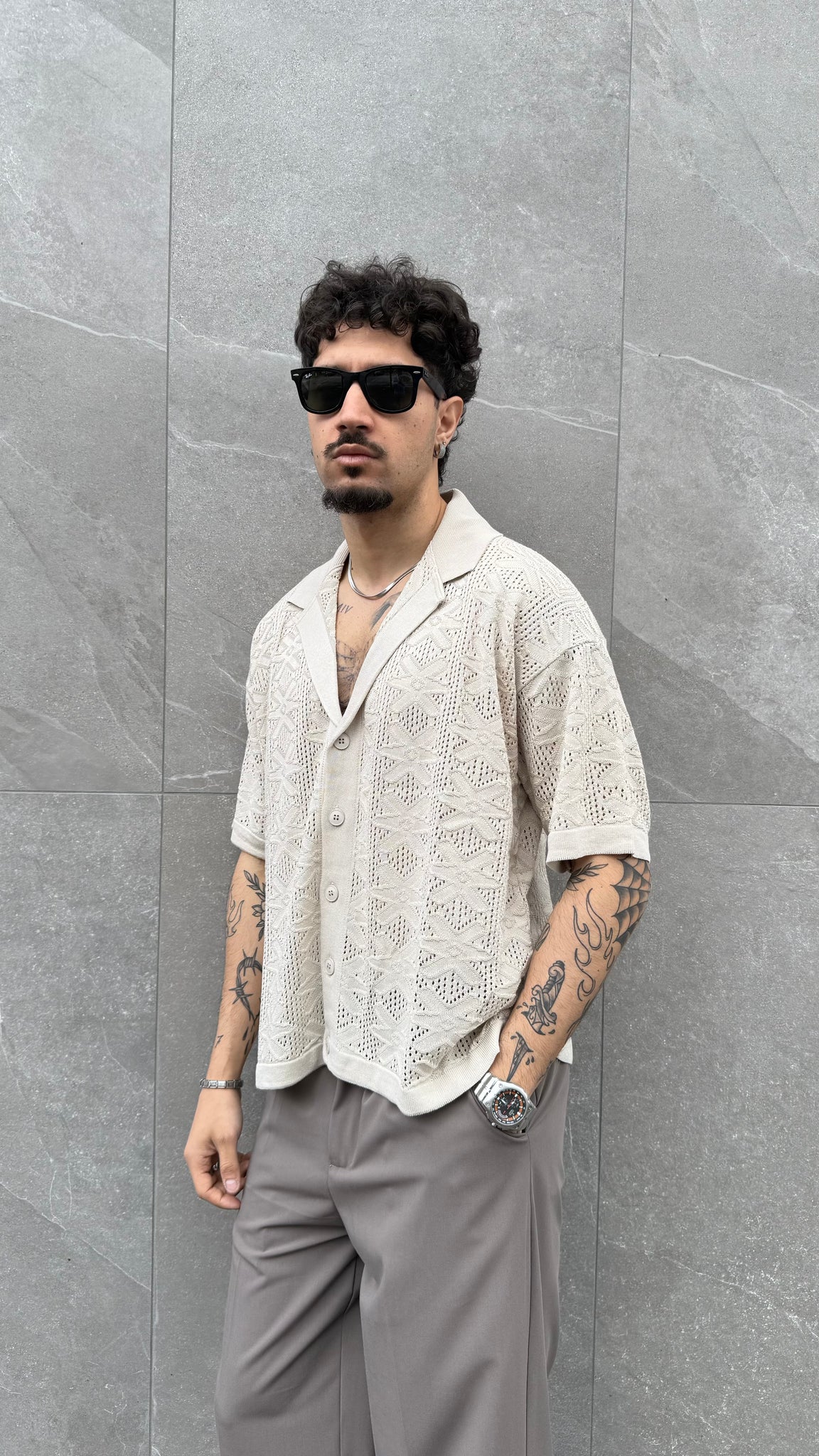 Camicia in filo Caraibi