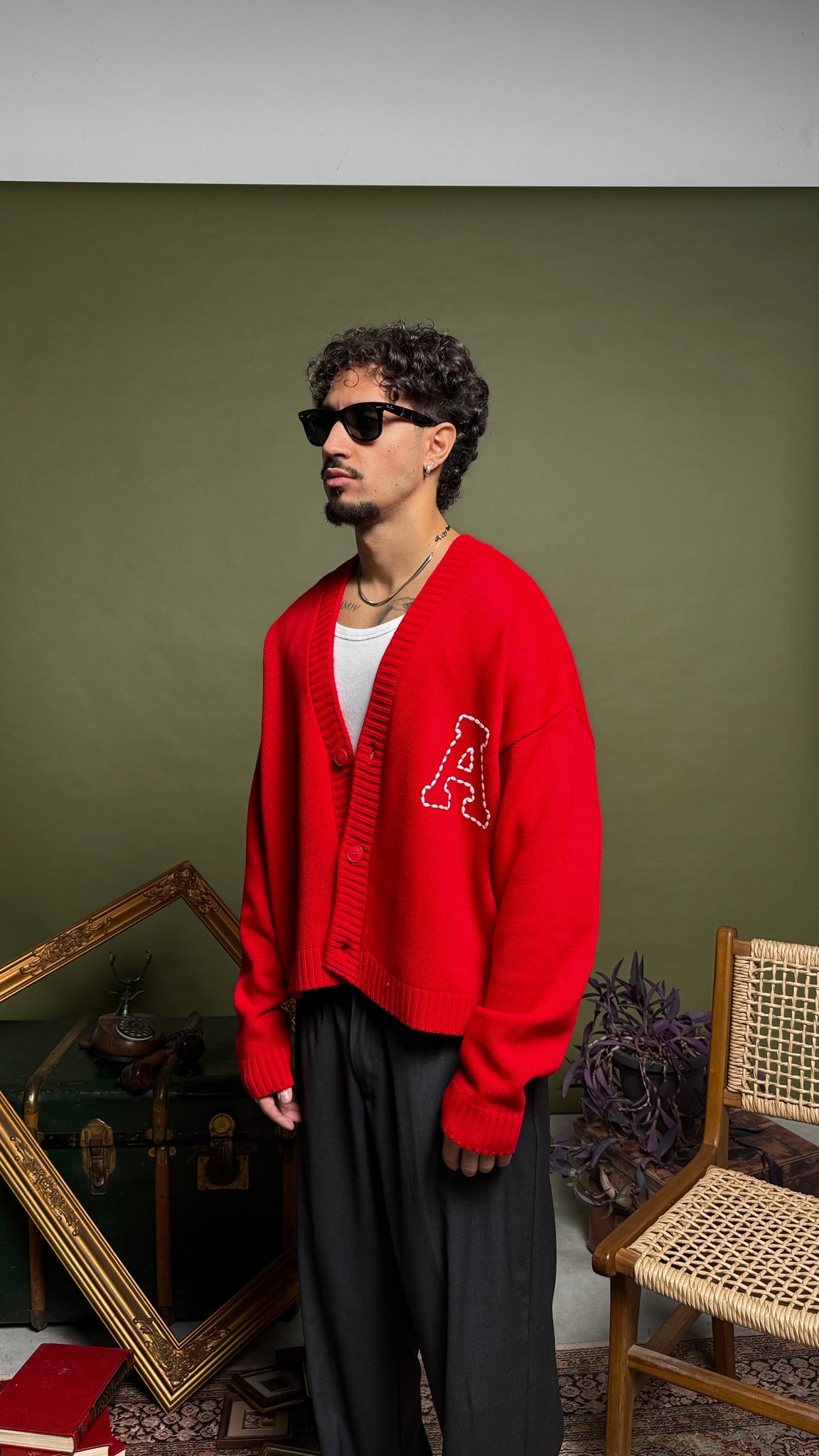 Kareem boxy ricamato