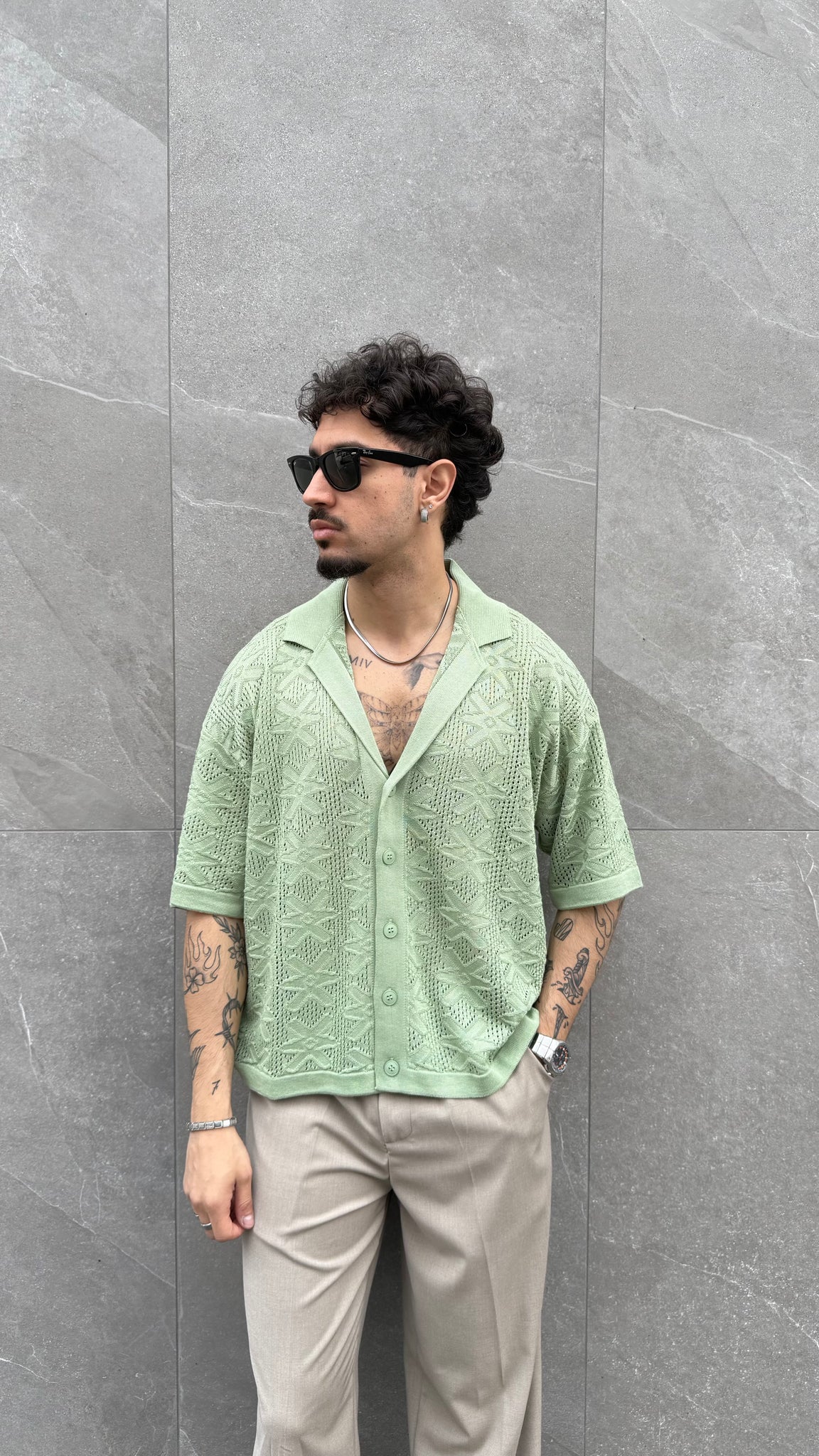 Camicia in filo Caraibi