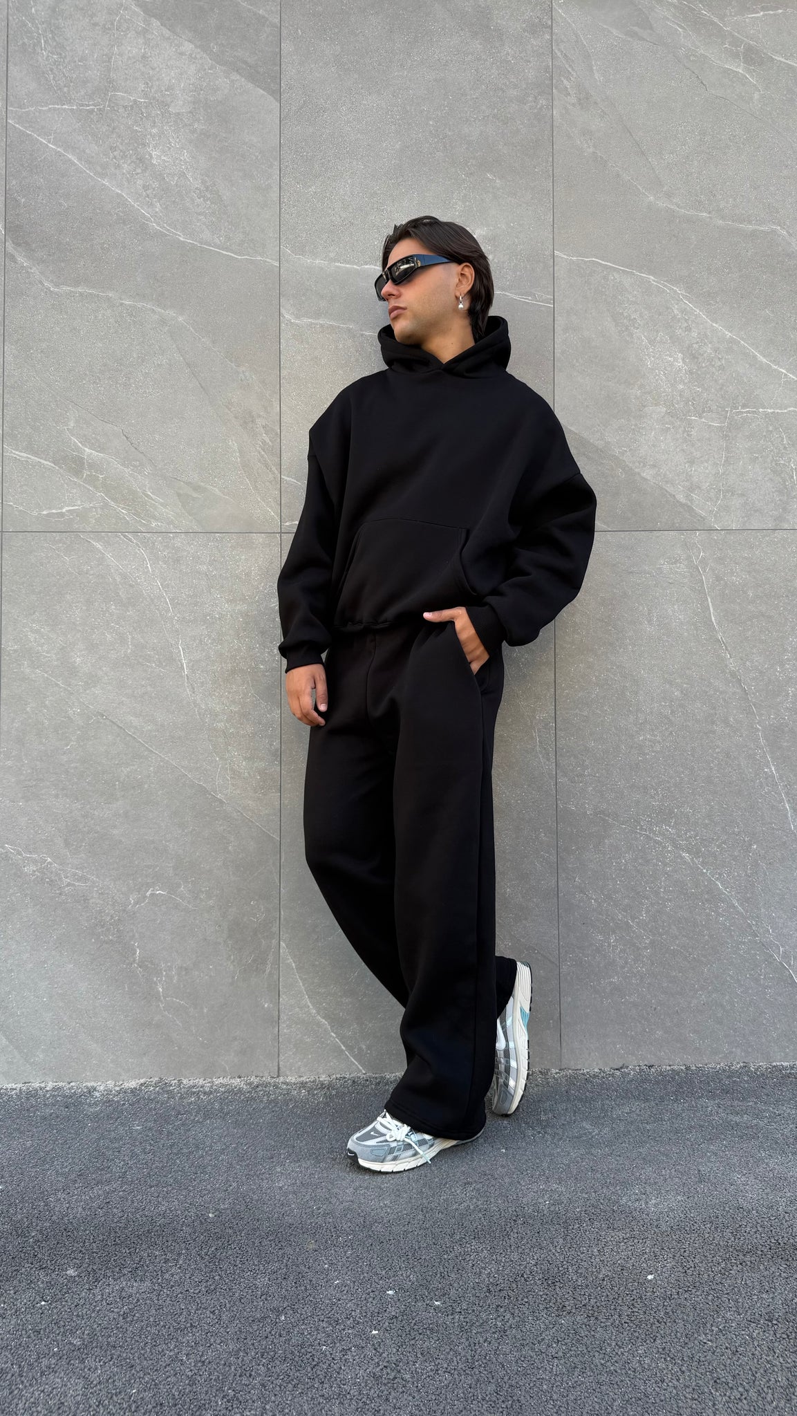 Felpa cappuccio crop