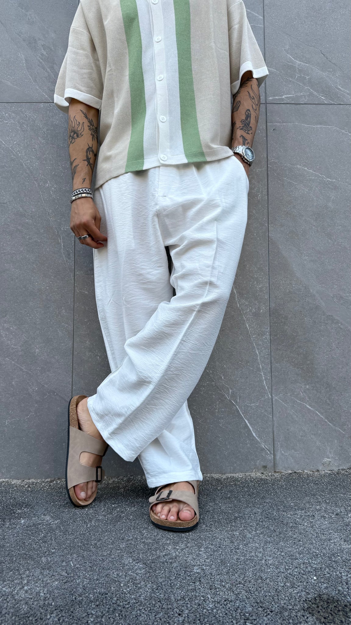 Pant Formentera in Lino