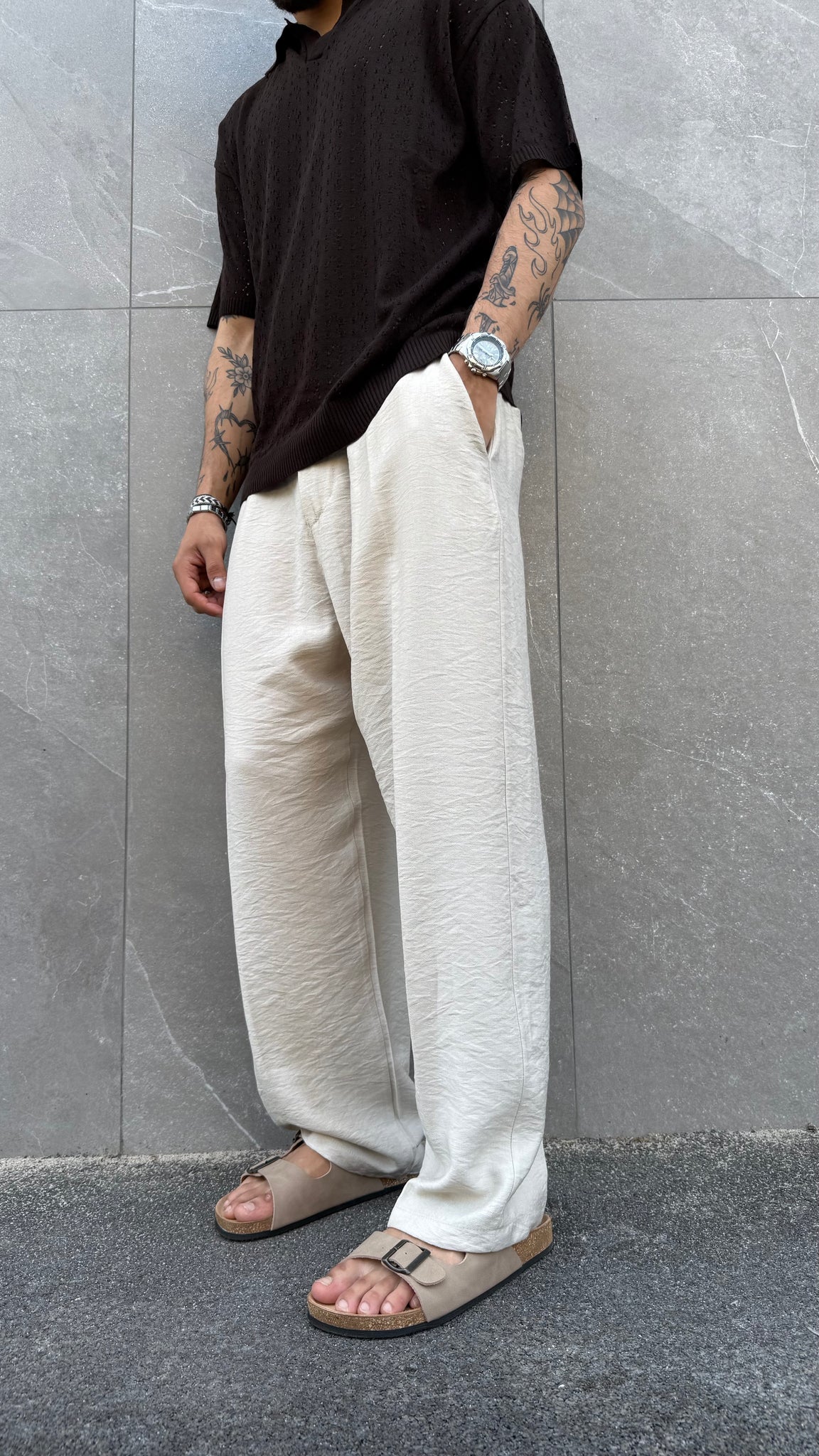 Pant Formentera in Lino