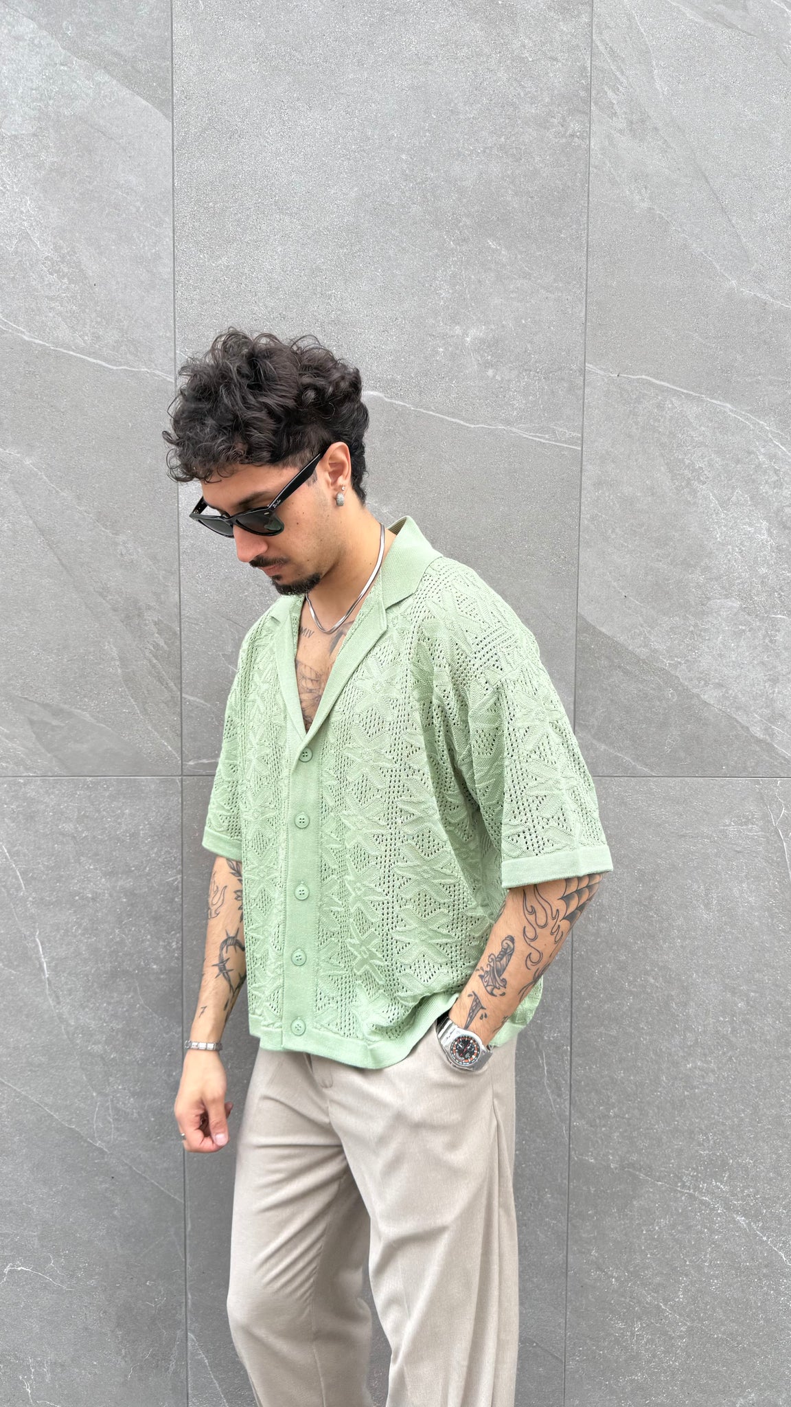 Camicia in filo Caraibi