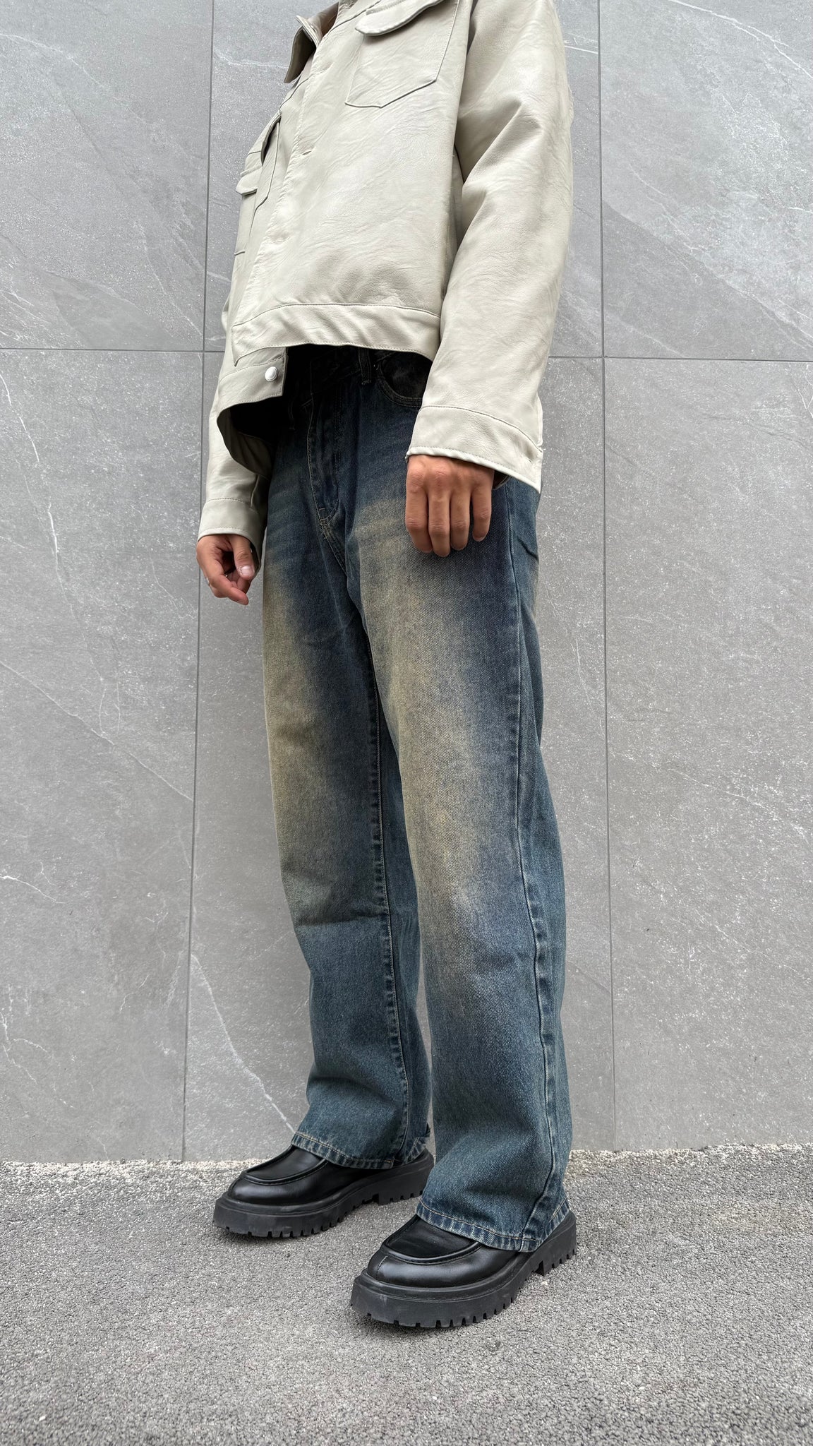 Baggy sabbiato 2889