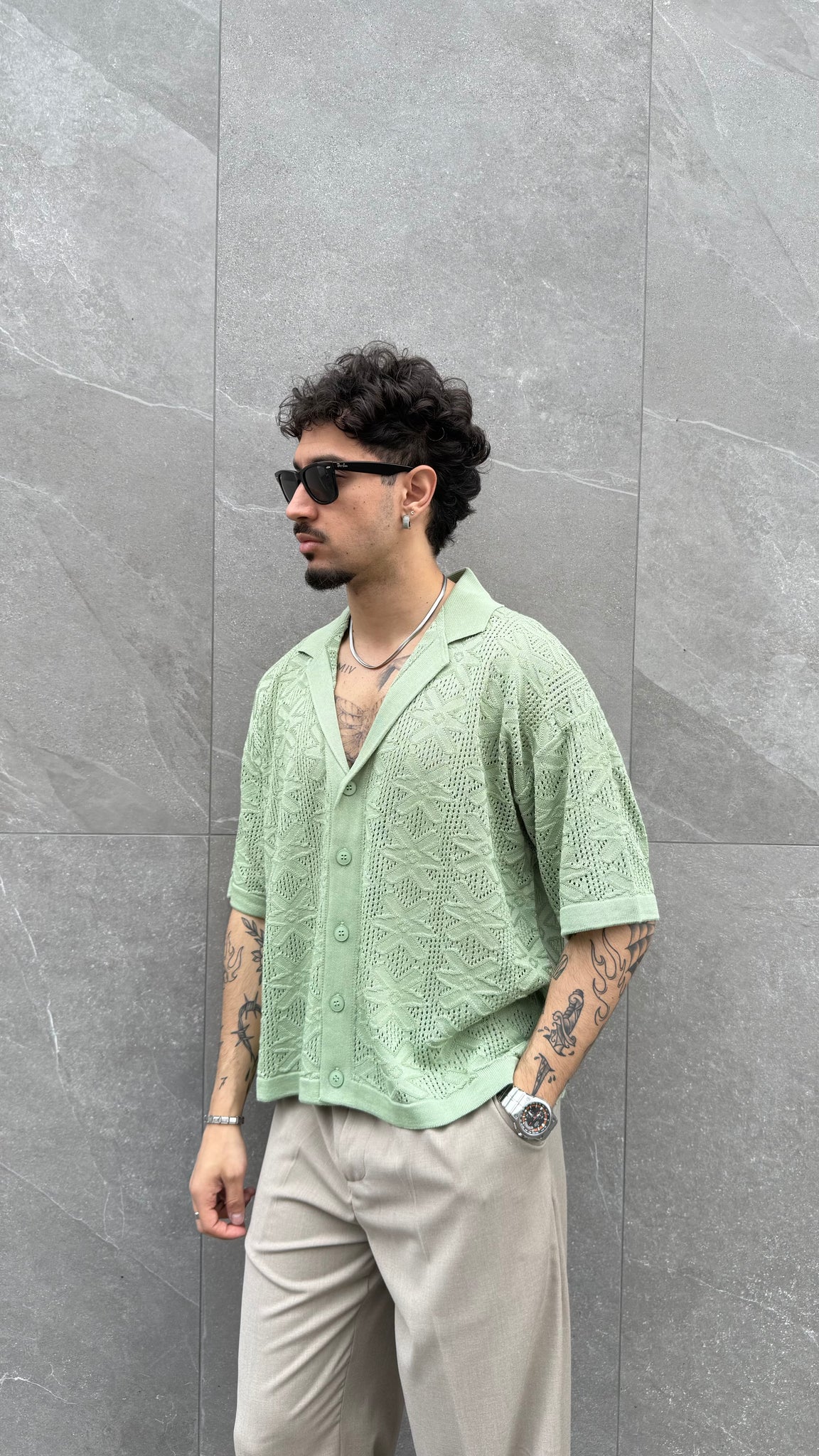 Camicia in filo Caraibi