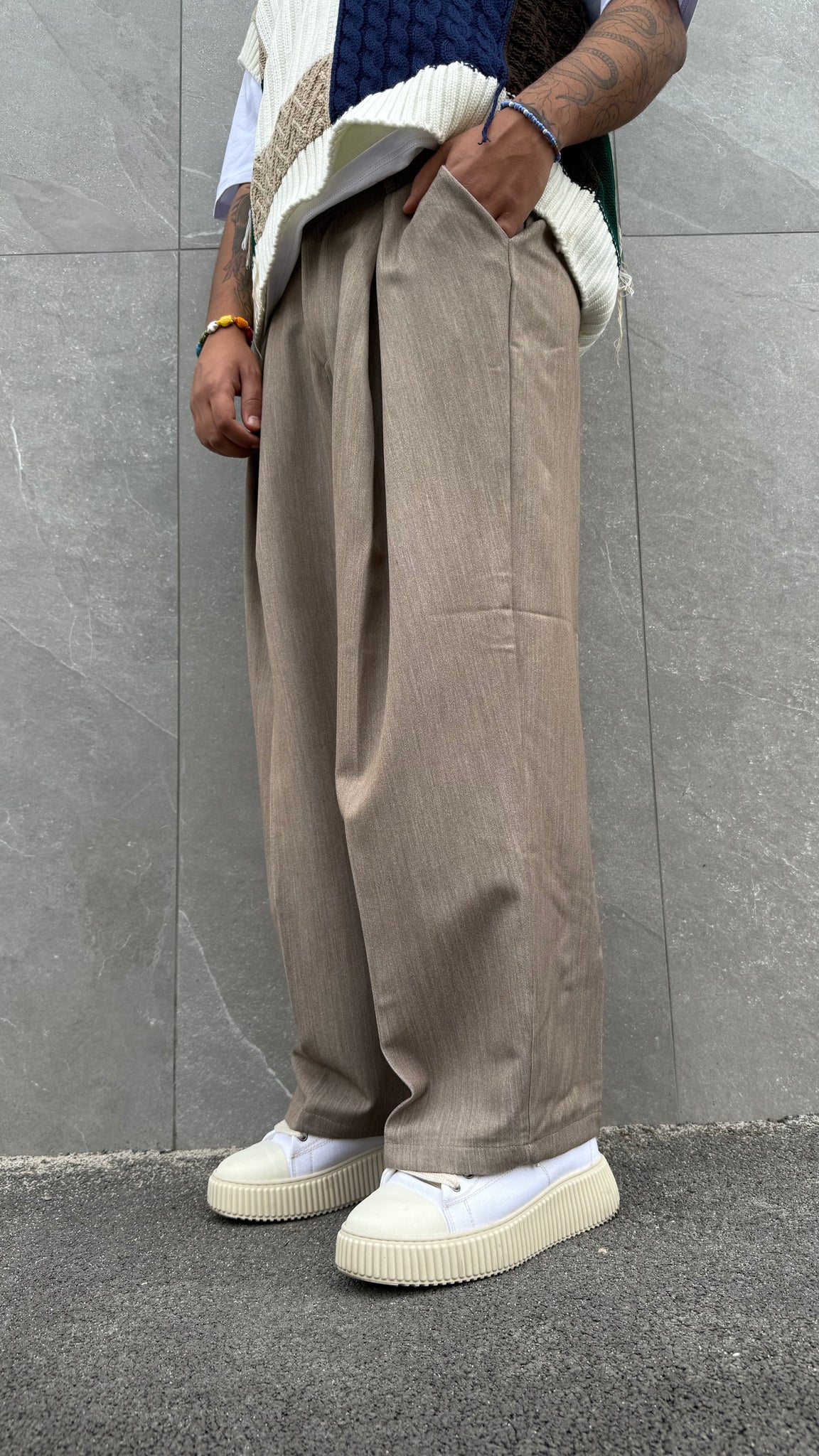 Pantalone doppia pinces