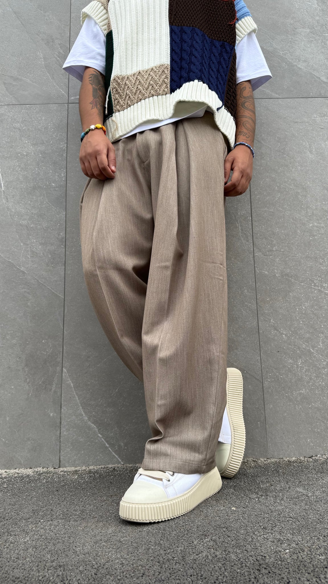 Pantalone doppia pinces