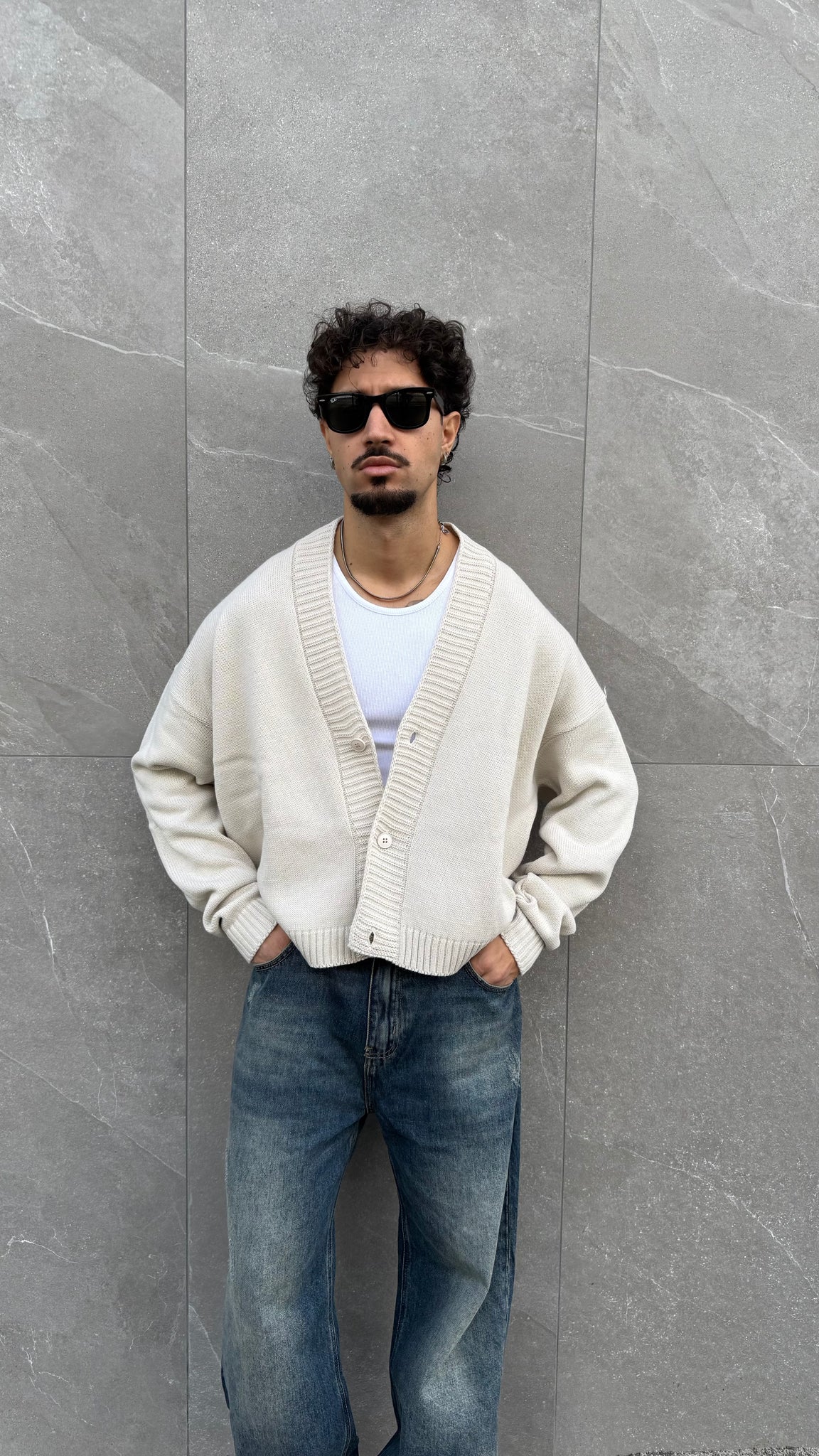 Cardigan boxy kareem