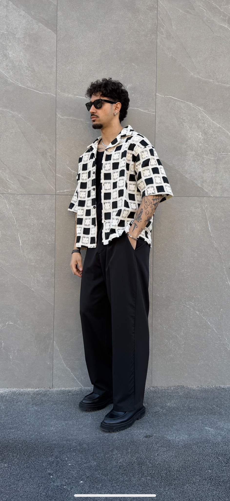 Camicia ricamata