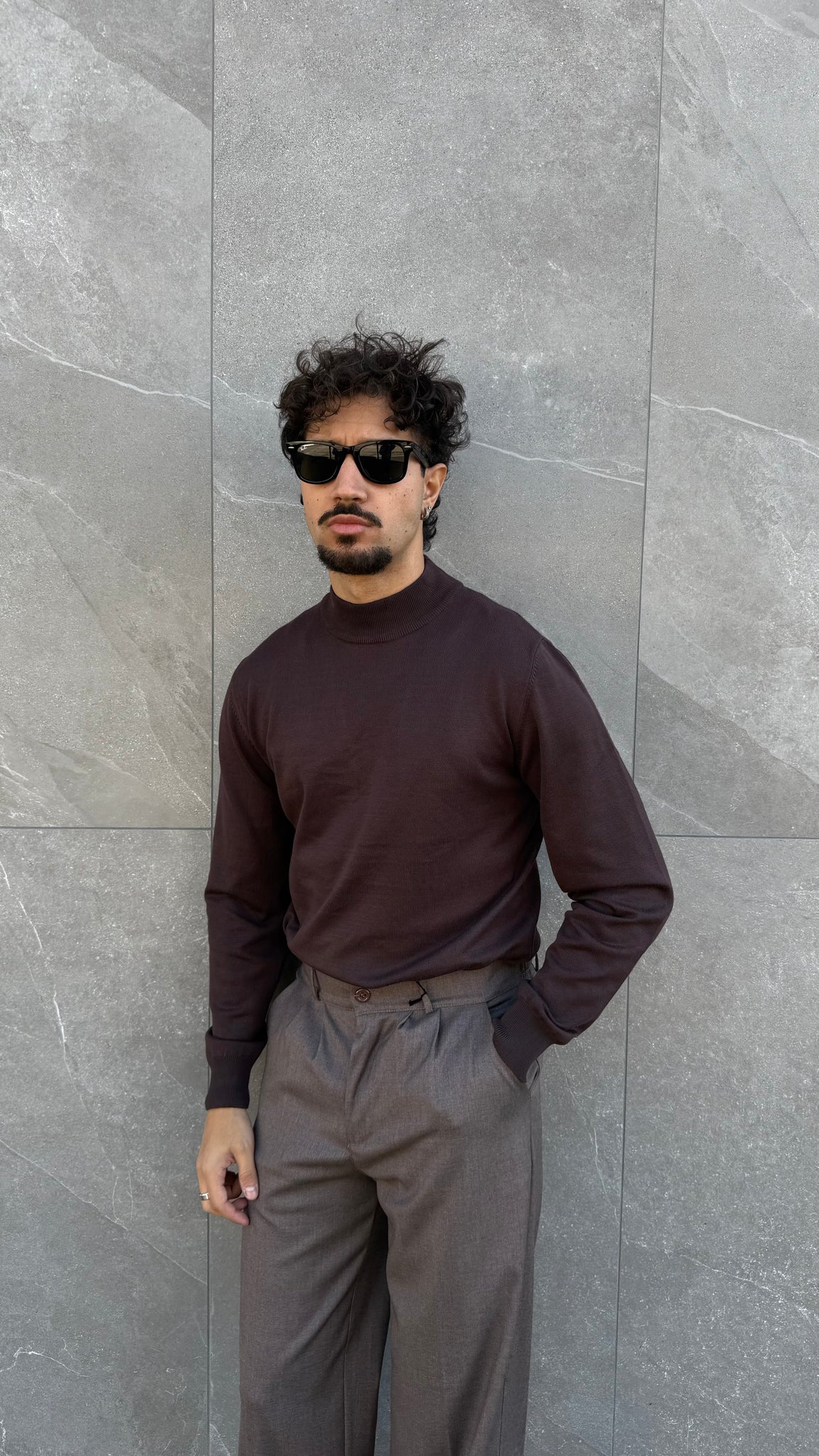 Mezzo collo slim fit